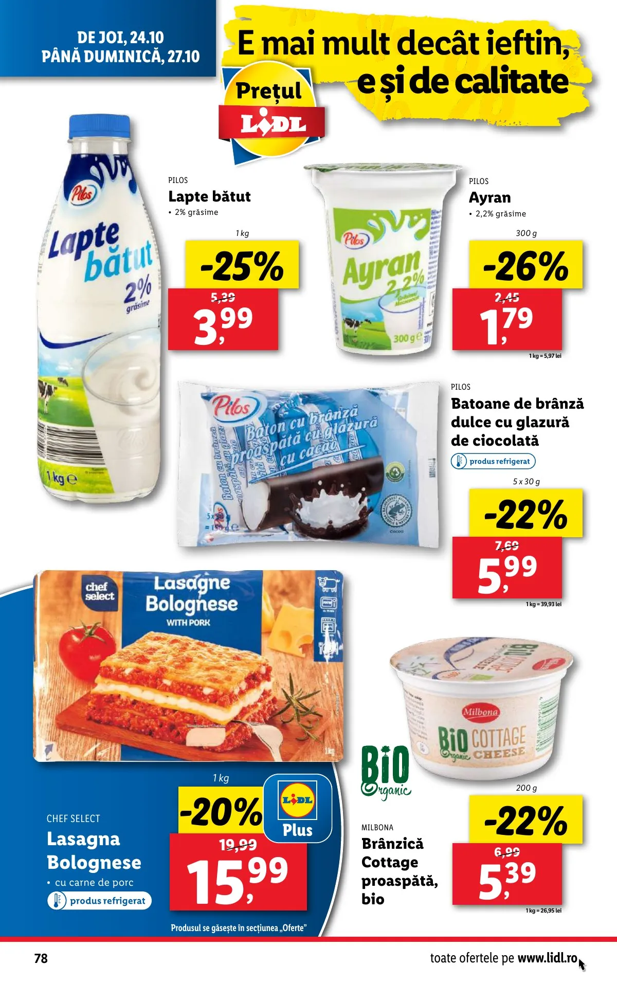 Lidl akciós újság Románia 10.21–10.27 – 78. oldal