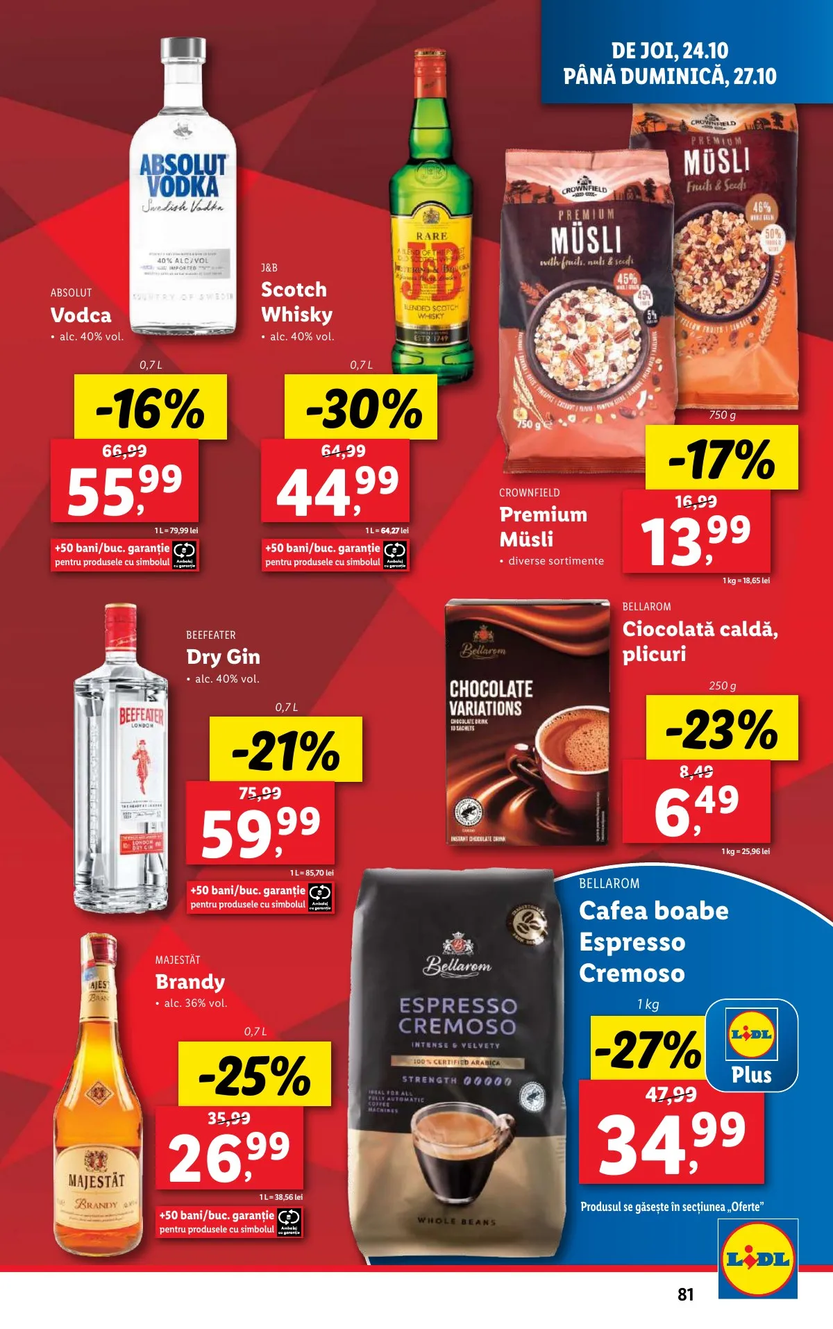 Lidl akciós újság Románia 10.21–10.27 – 81. oldal