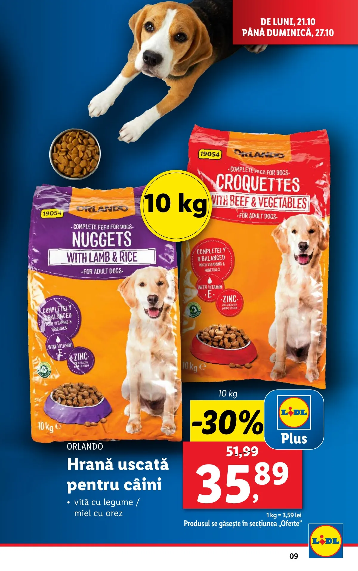 Lidl akciós újság Románia 10.21–10.27 – 9. oldal