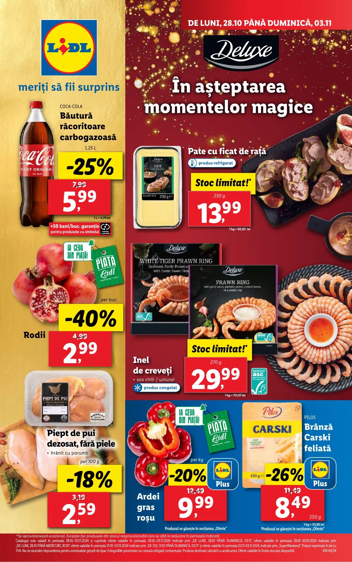 Lidl akciós újság Románia 10.28–11.03