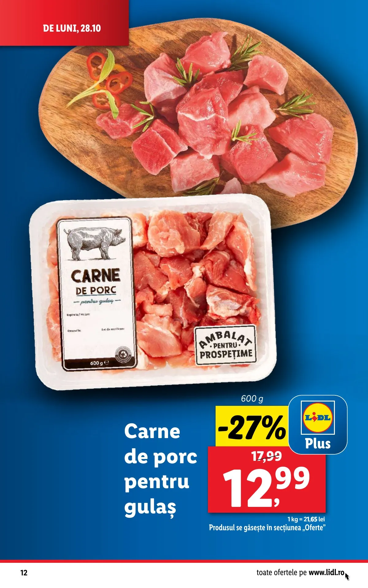 Lidl akciós újság Románia 10.28–11.03 – 12. oldal
