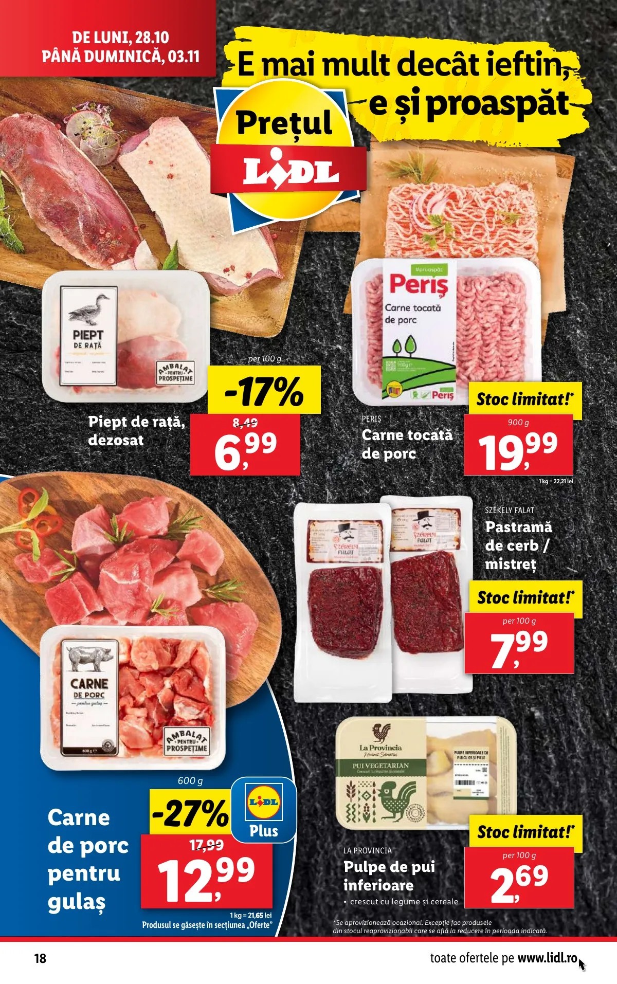 Lidl akciós újság Románia 10.28–11.03 – 18. oldal