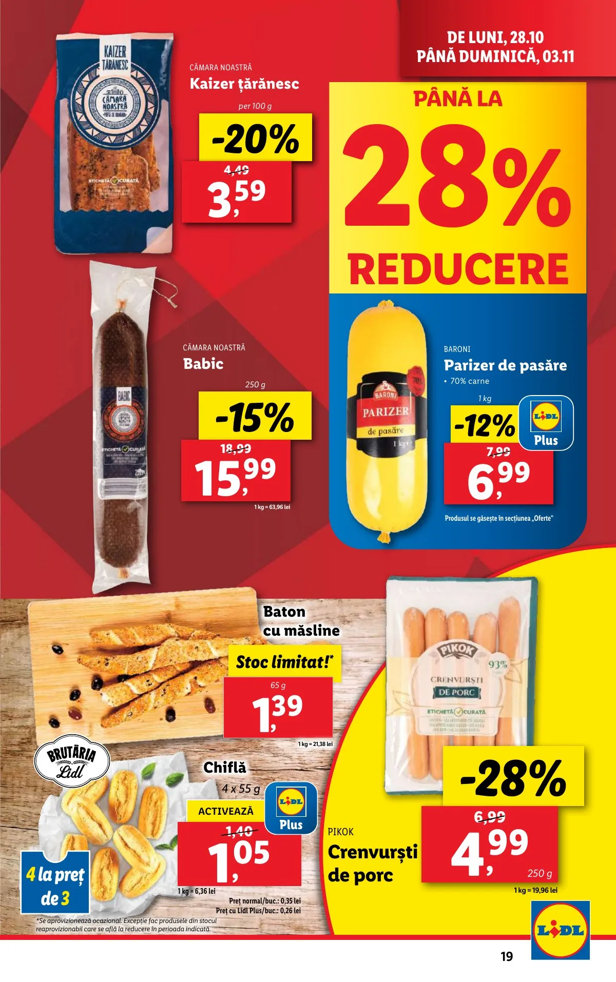Lidl akciós újság Románia 10.28–11.03 – 19. oldal