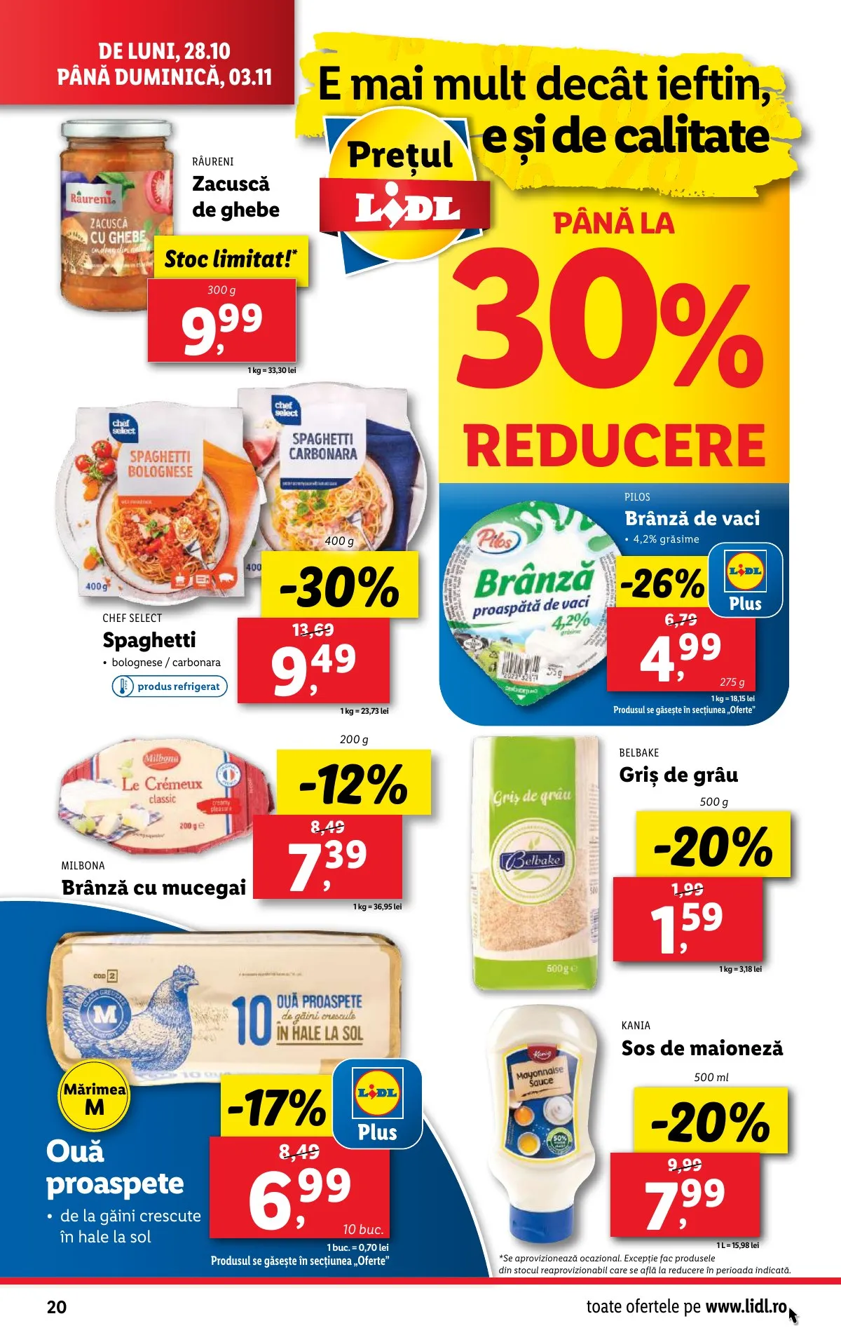 Lidl akciós újság Románia 10.28–11.03 – 20. oldal