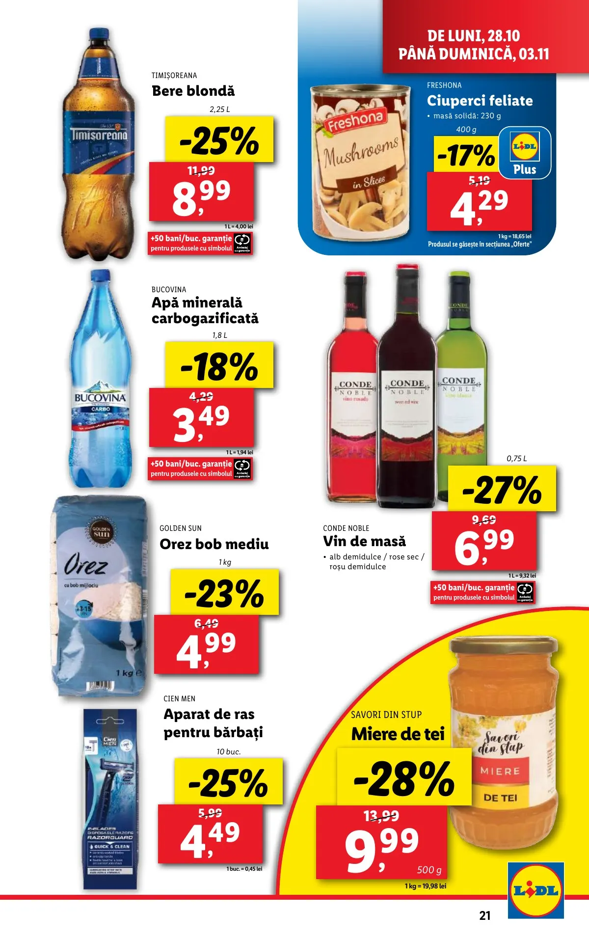 Lidl akciós újság Románia 10.28–11.03 – 21. oldal