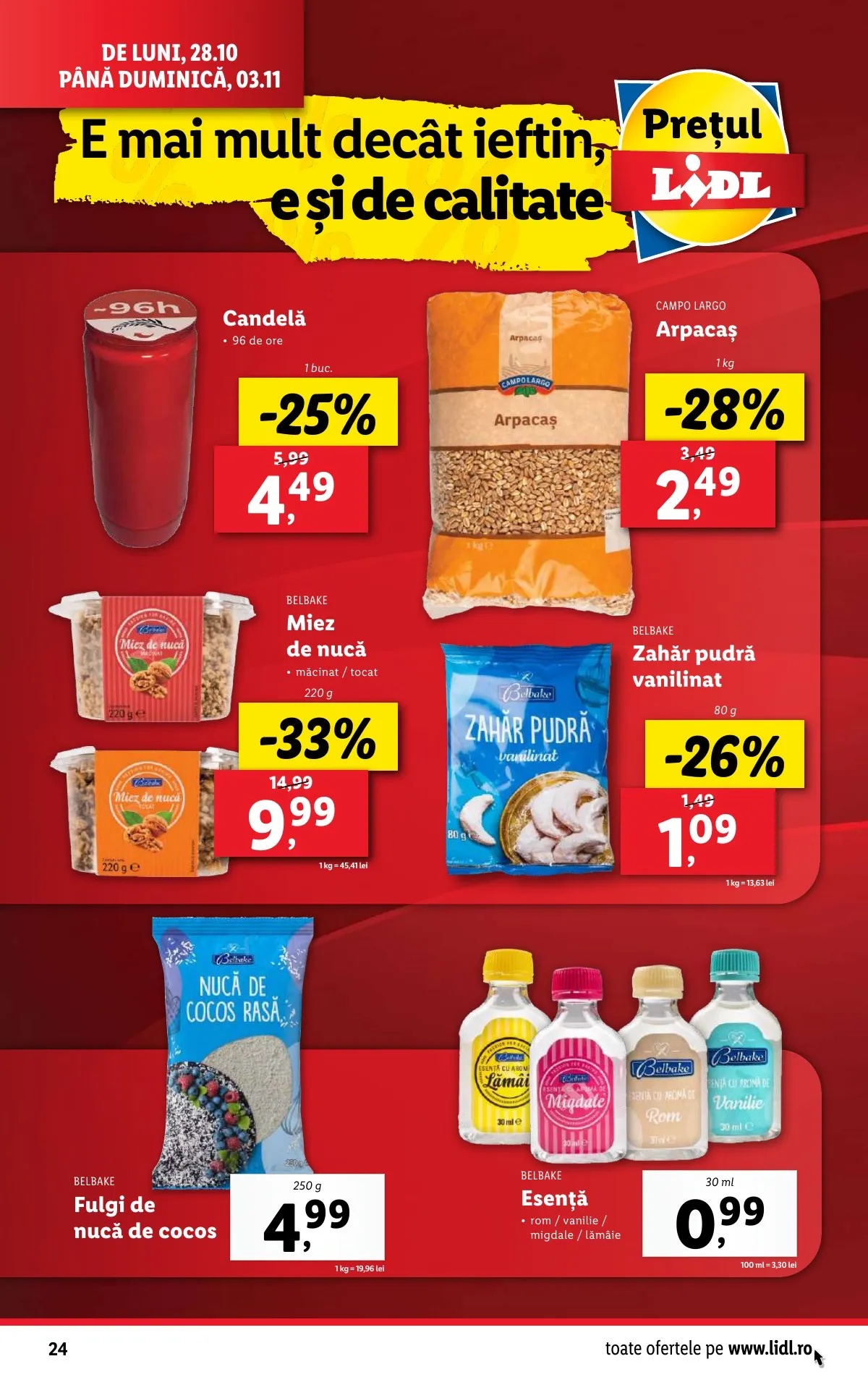Lidl akciós újság Románia 10.28–11.03 – 24. oldal