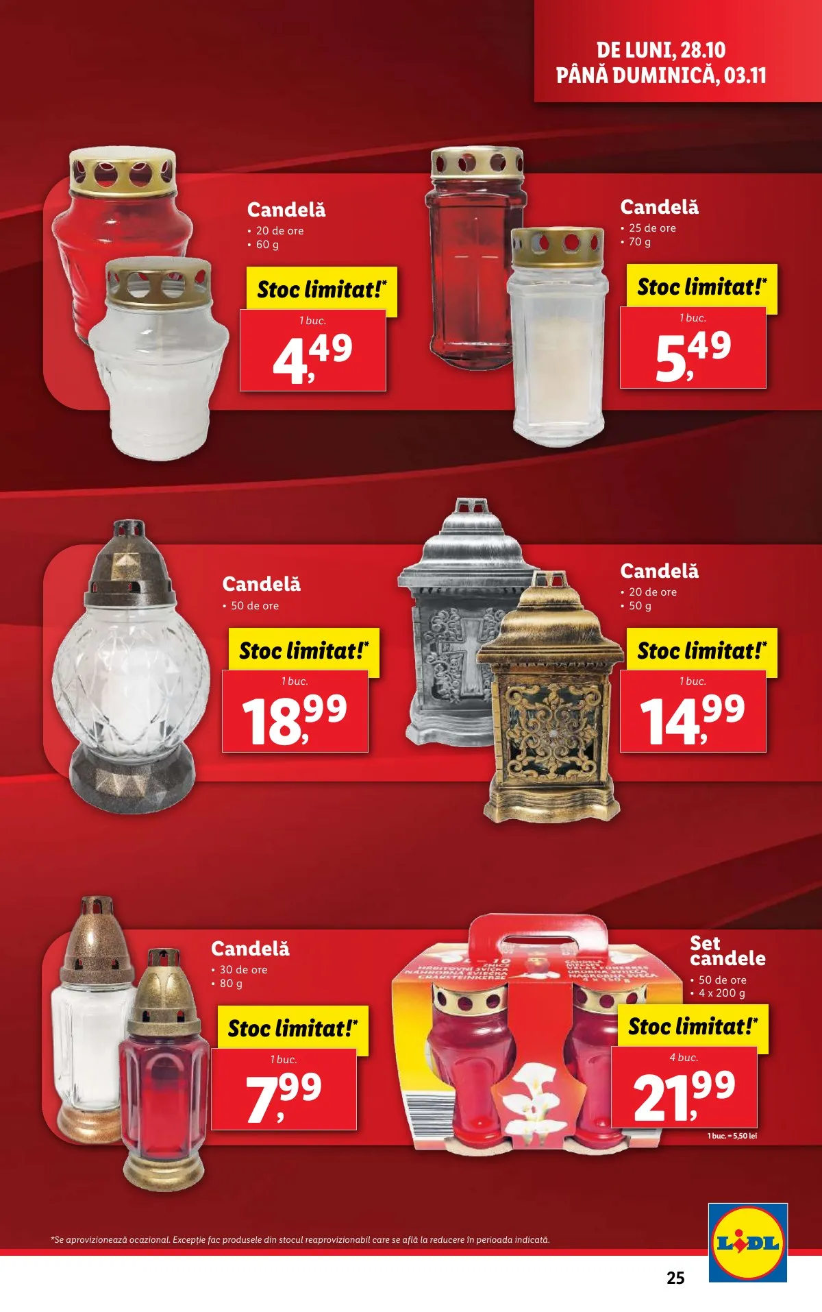 Lidl akciós újság Románia 10.28–11.03 – 25. oldal