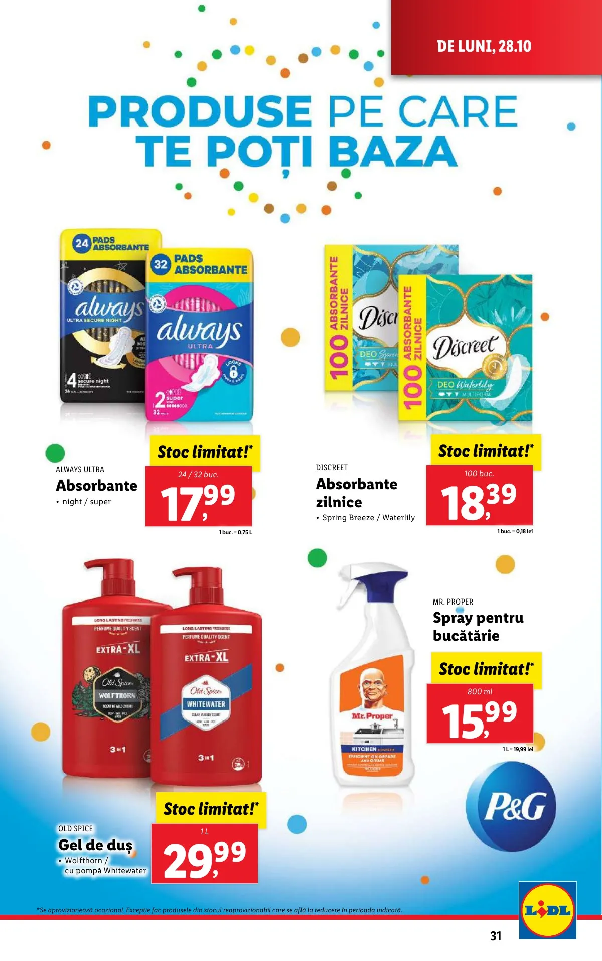 Lidl akciós újság Románia 10.28–11.03 – 31. oldal