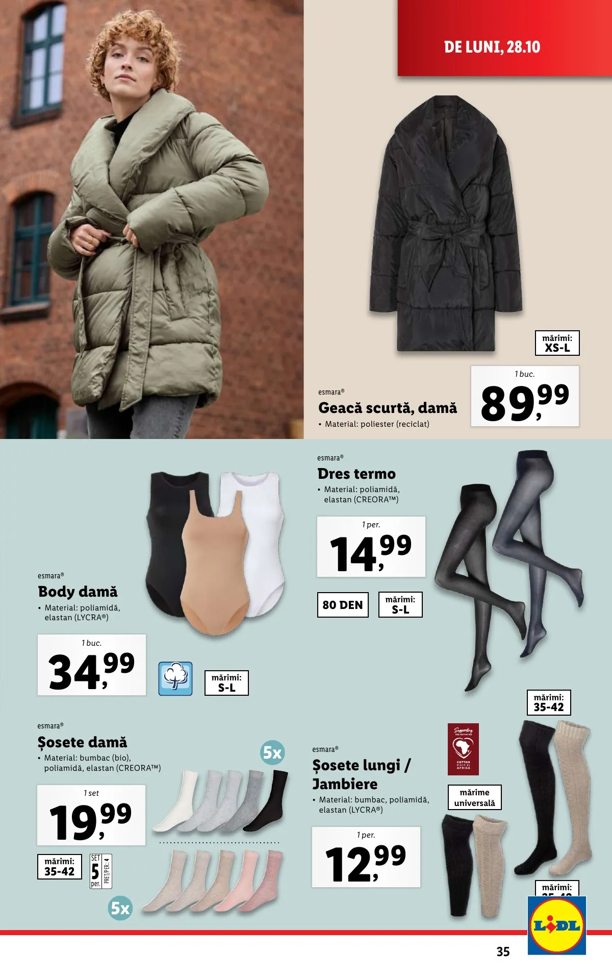 Lidl akciós újság Románia 10.28–11.03 – 35. oldal