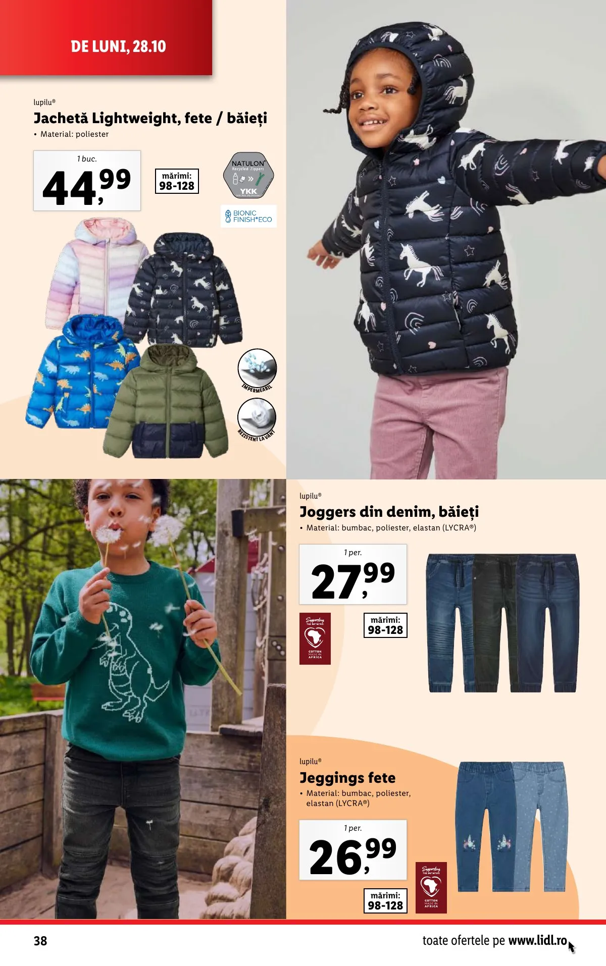Lidl akciós újság Románia 10.28–11.03 – 38. oldal