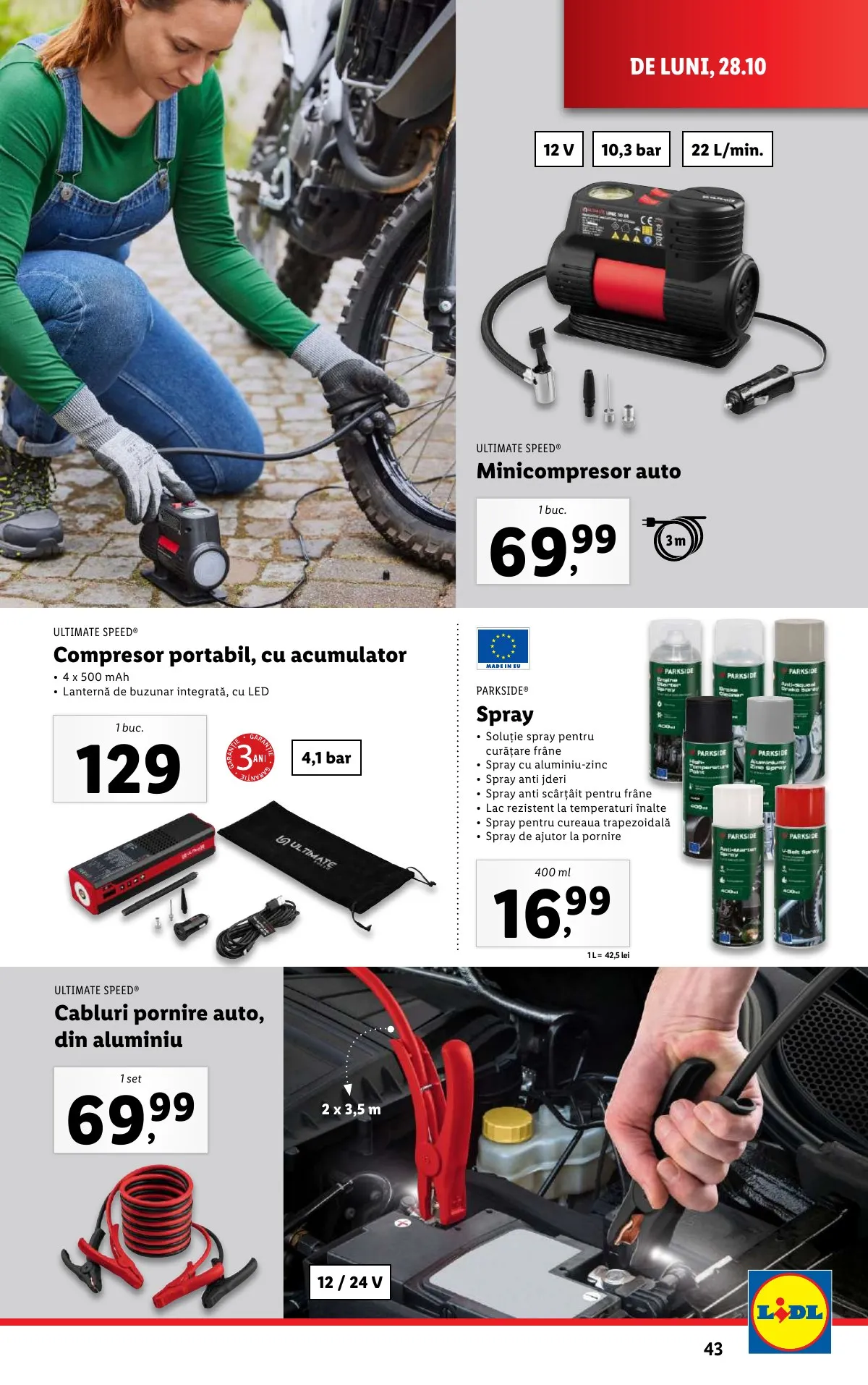 Lidl akciós újság Románia 10.28–11.03 – 43. oldal