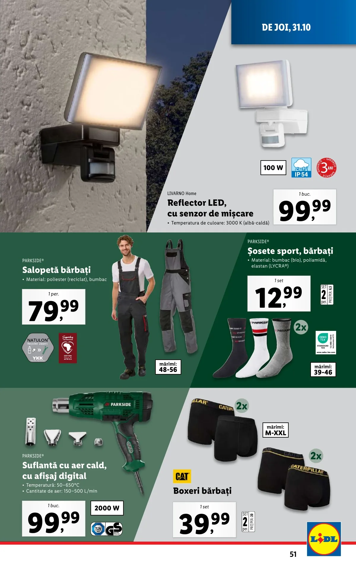 Lidl akciós újság Románia 10.28–11.03 – 51. oldal