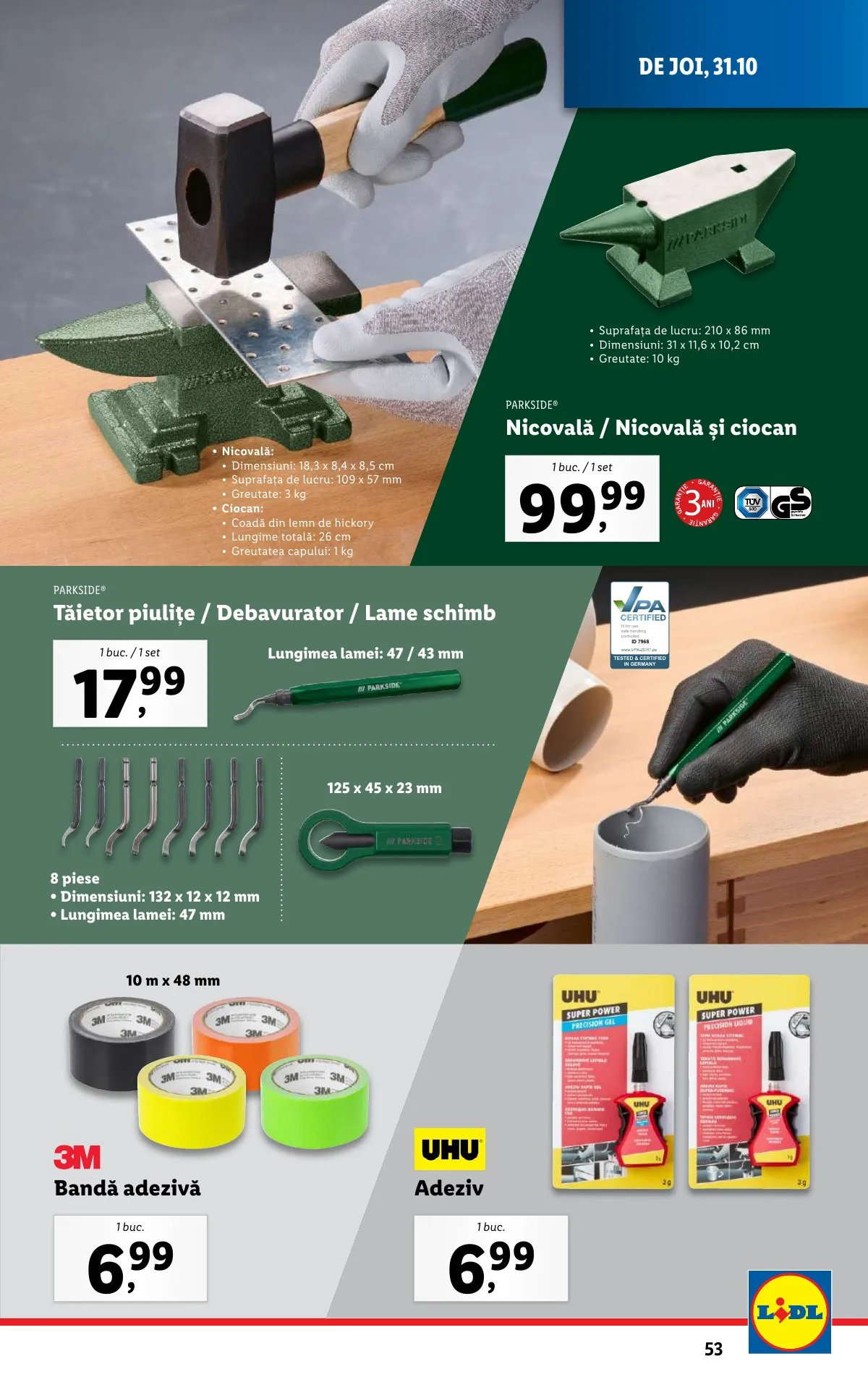 Lidl akciós újság Románia 10.28–11.03 – 53. oldal