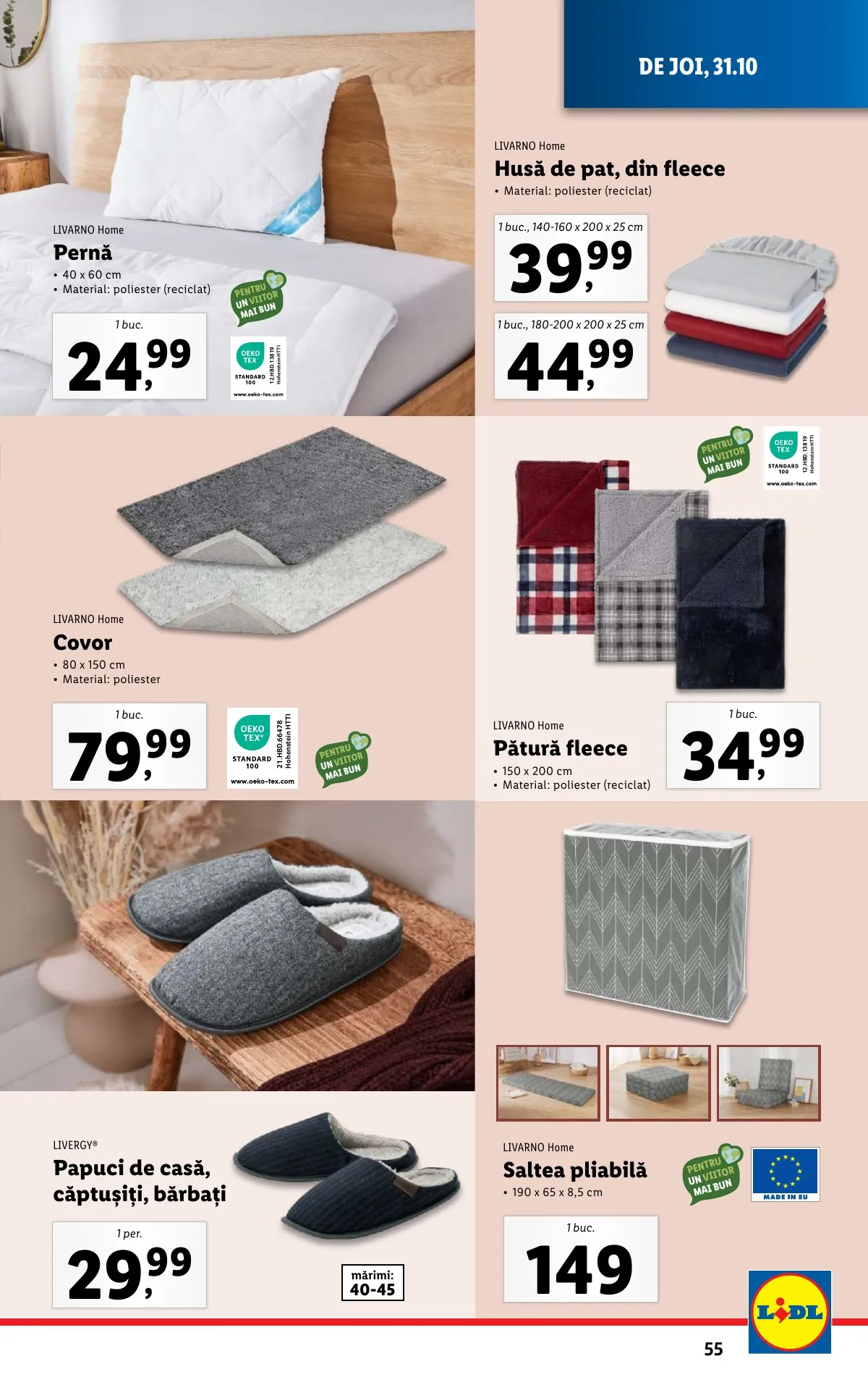 Lidl akciós újság Románia 10.28–11.03 – 55. oldal