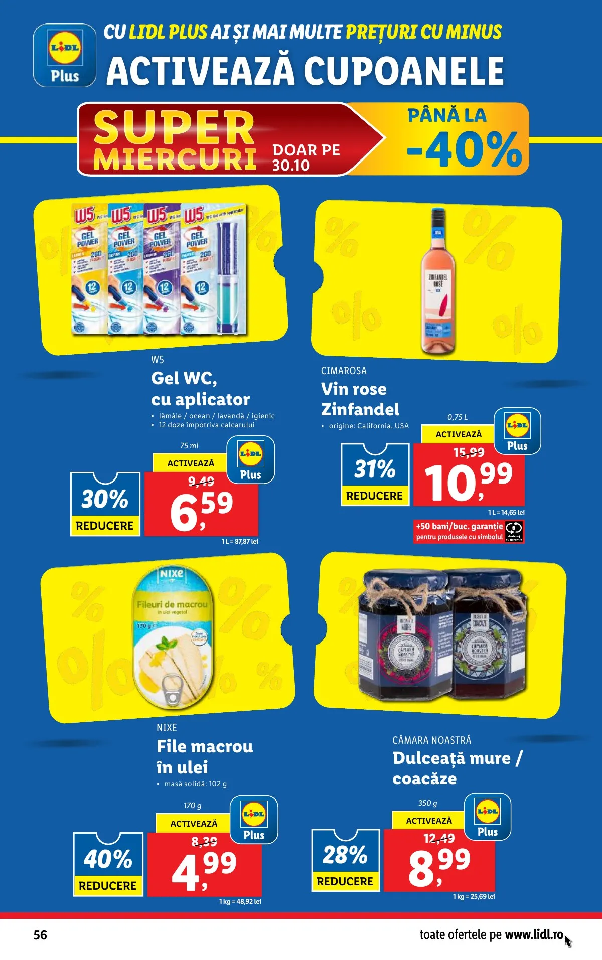 Lidl akciós újság Románia 10.28–11.03 – 56. oldal