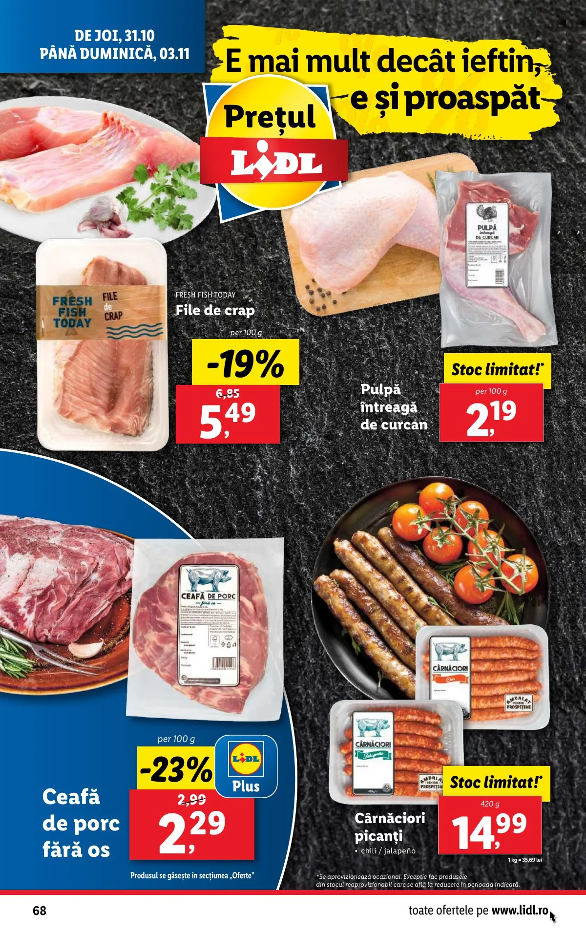 Lidl akciós újság Románia 10.28–11.03 – 68. oldal