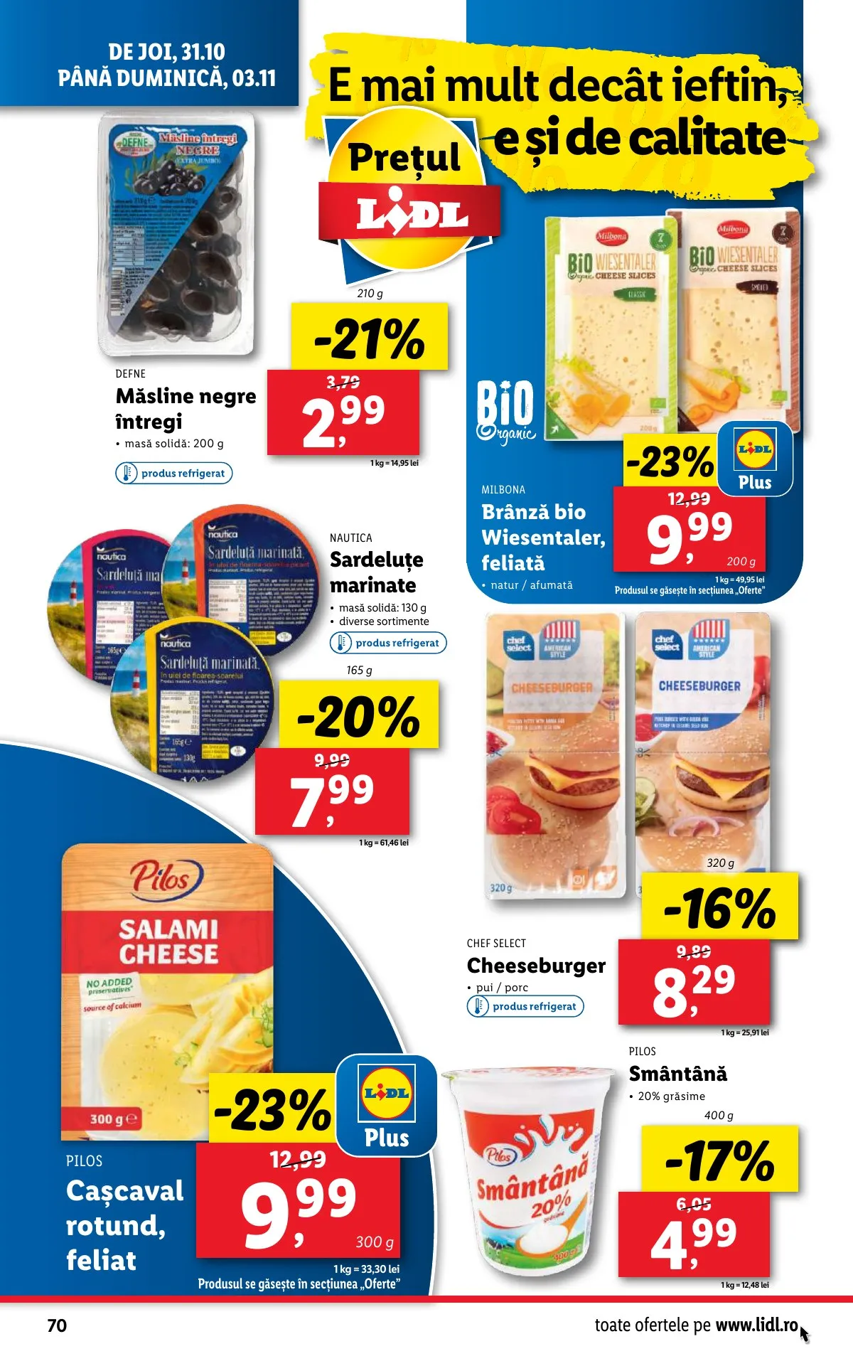 Lidl akciós újság Románia 10.28–11.03 – 70. oldal