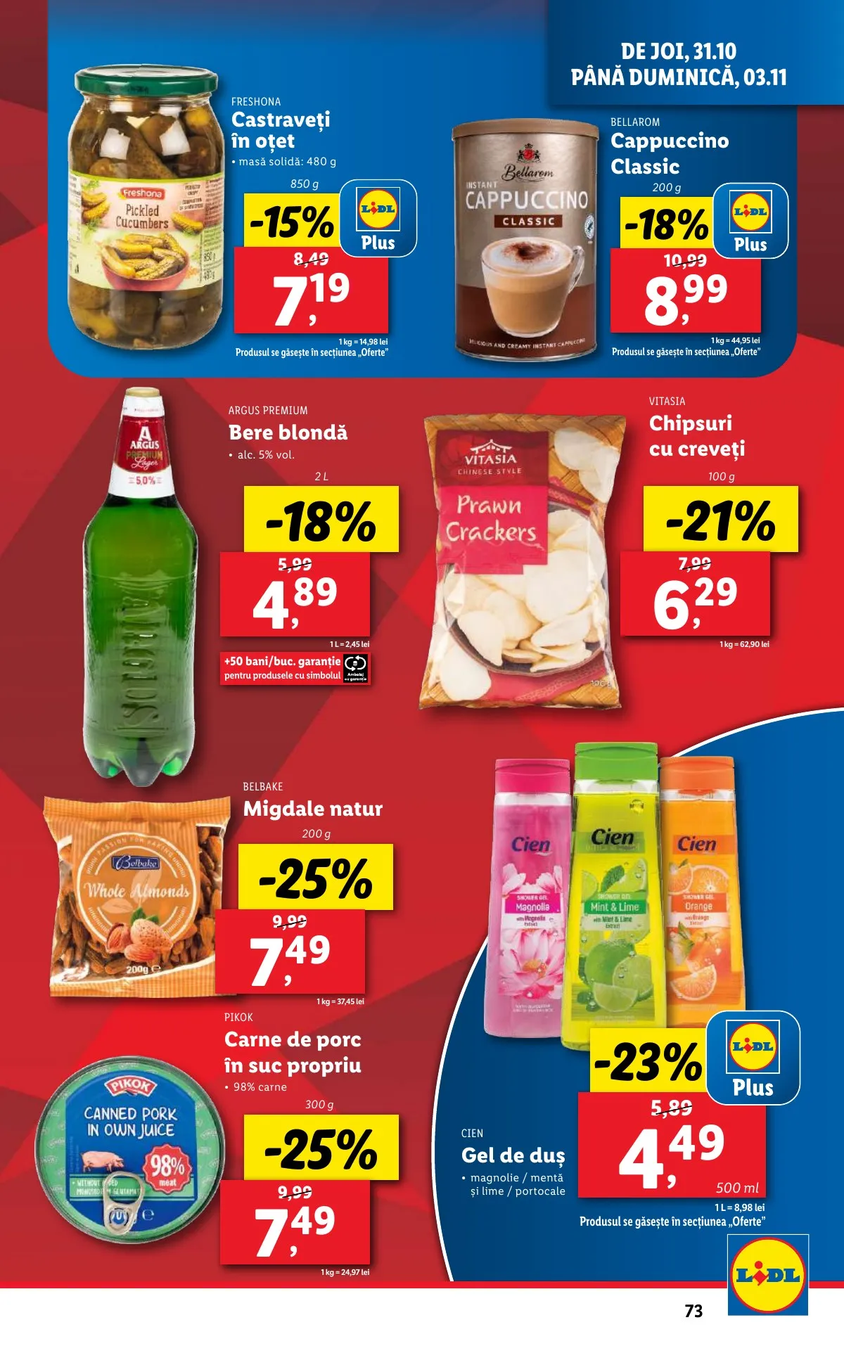 Lidl akciós újság Románia 10.28–11.03 – 73. oldal