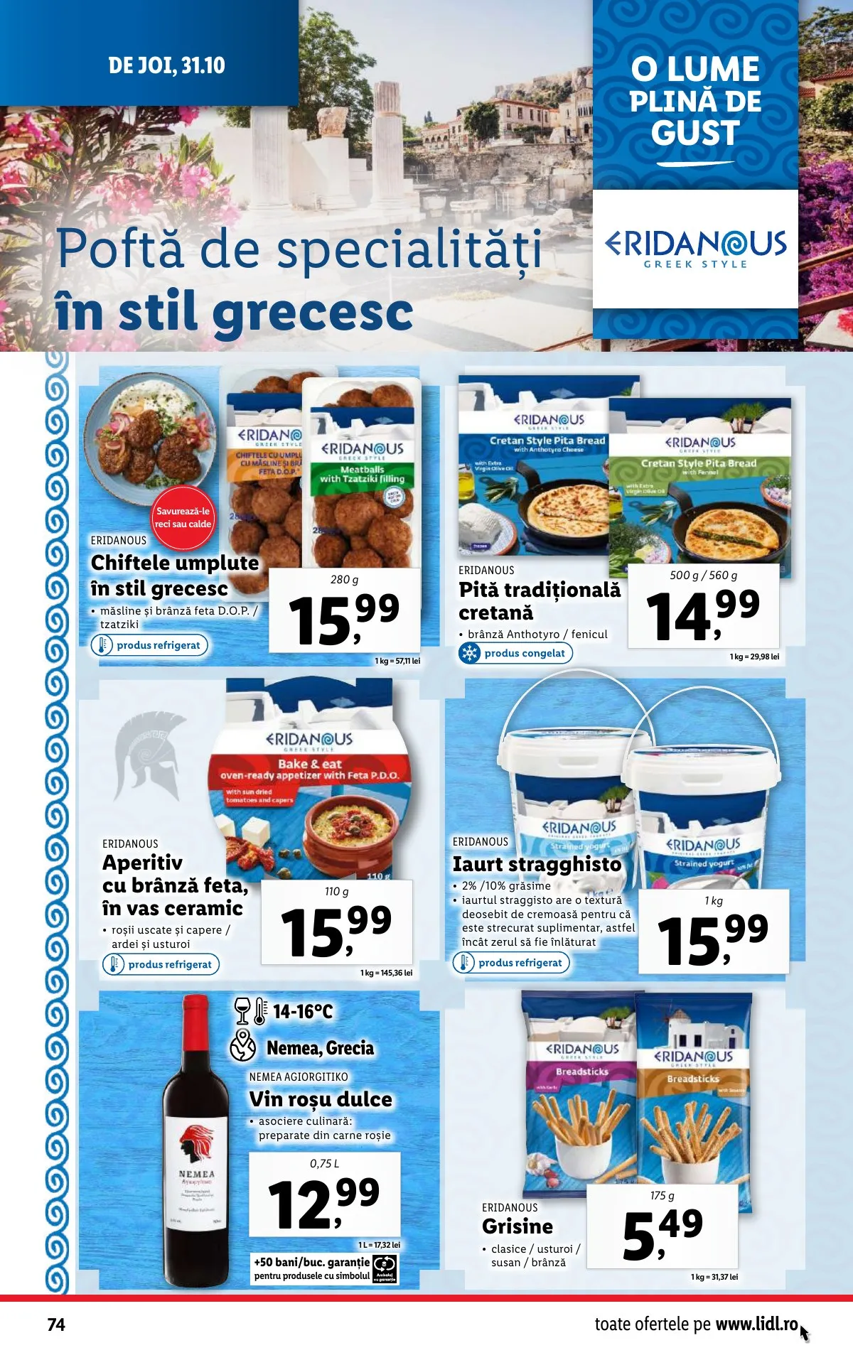 Lidl akciós újság Románia 10.28–11.03 – 74. oldal