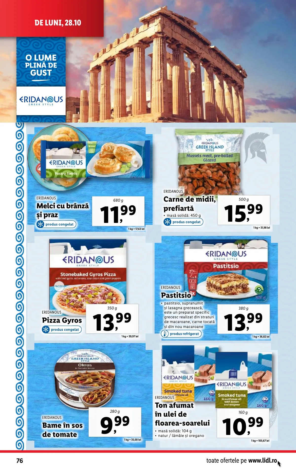 Lidl akciós újság Románia 10.28–11.03 – 76. oldal