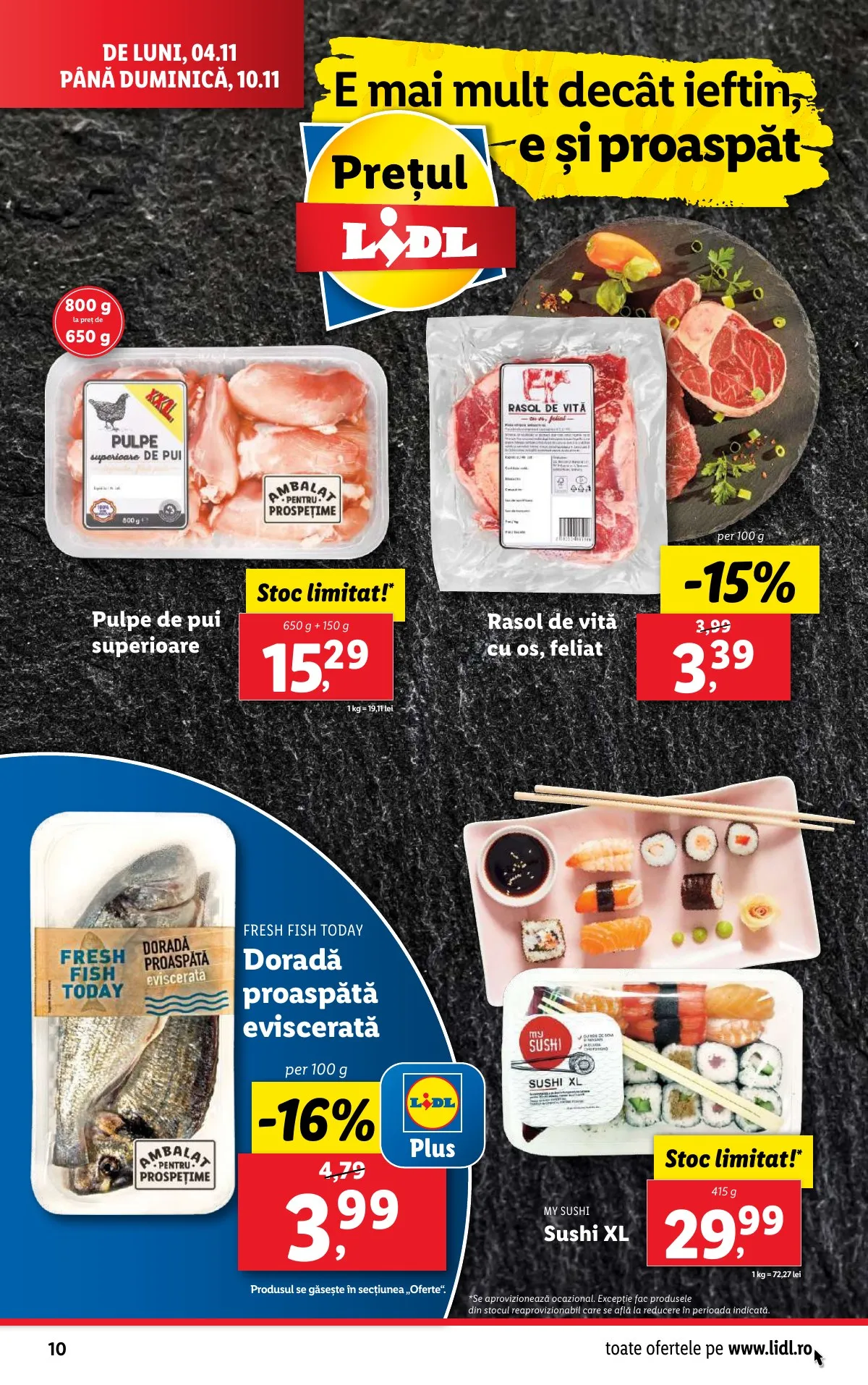 Lidl akciós újság Románia 11.04–11.10 – 10. oldal