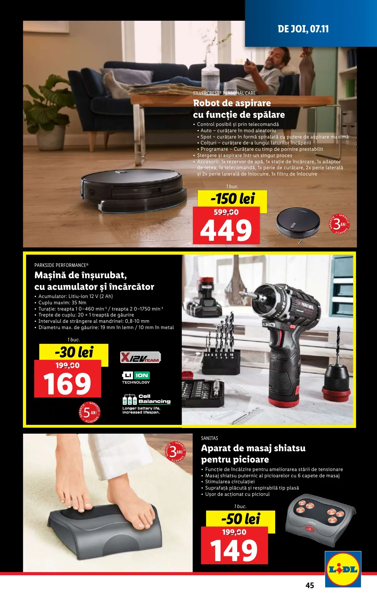 Lidl akciós újság Románia 11.04–11.10 – 45. oldal