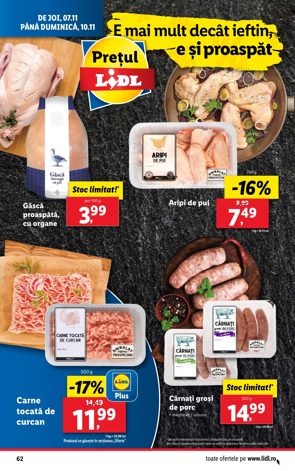 Lidl akciós újság Románia 11.04–11.10 – 62. oldal