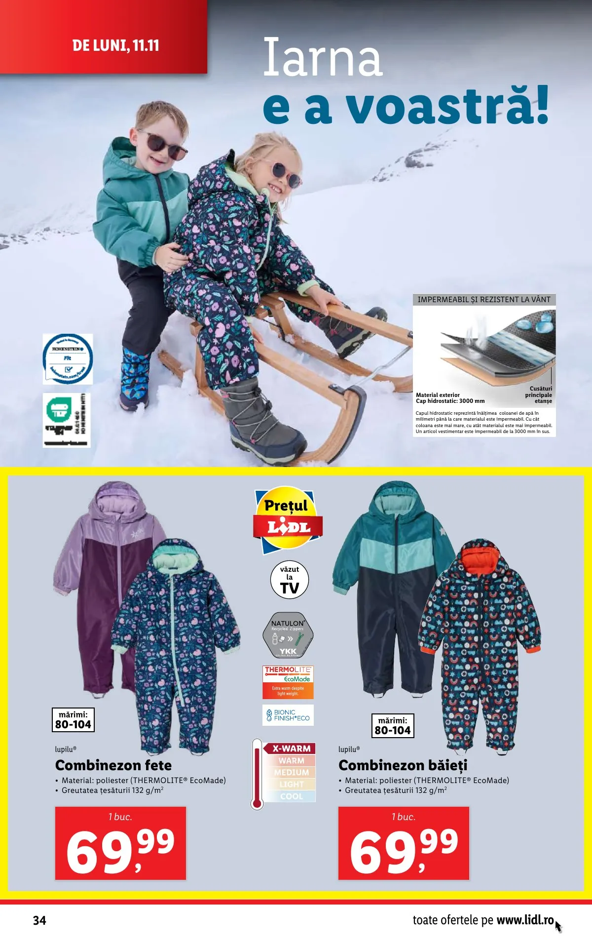 Lidl akciós újság Románia 11.11–11.17 – 34. oldal