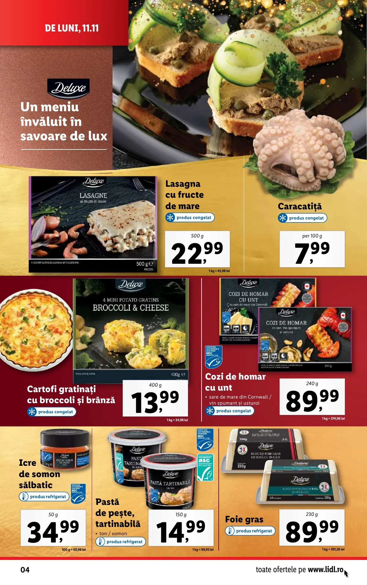 Lidl akciós újság Románia 11.11–11.17 – 4. oldal