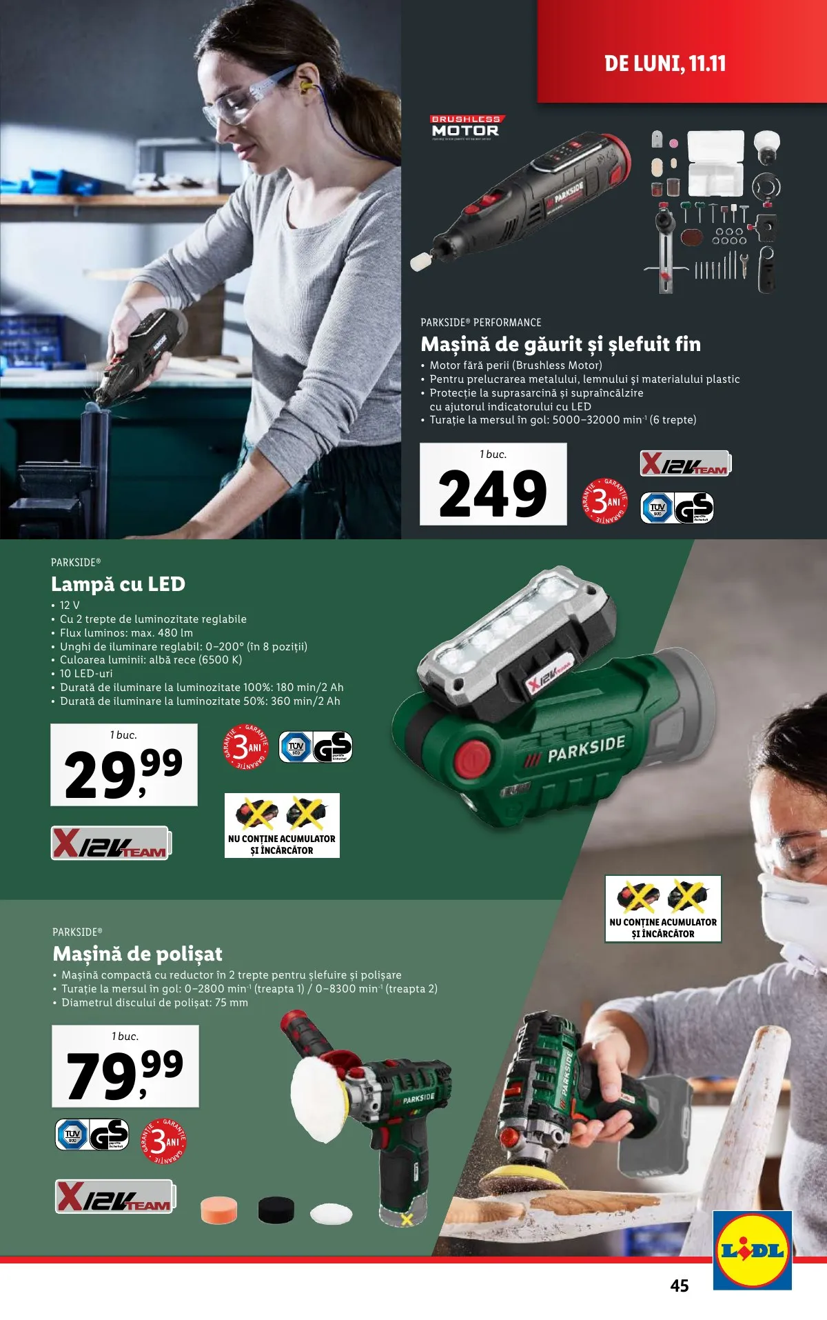 Lidl akciós újság Románia 11.11–11.17 – 45. oldal
