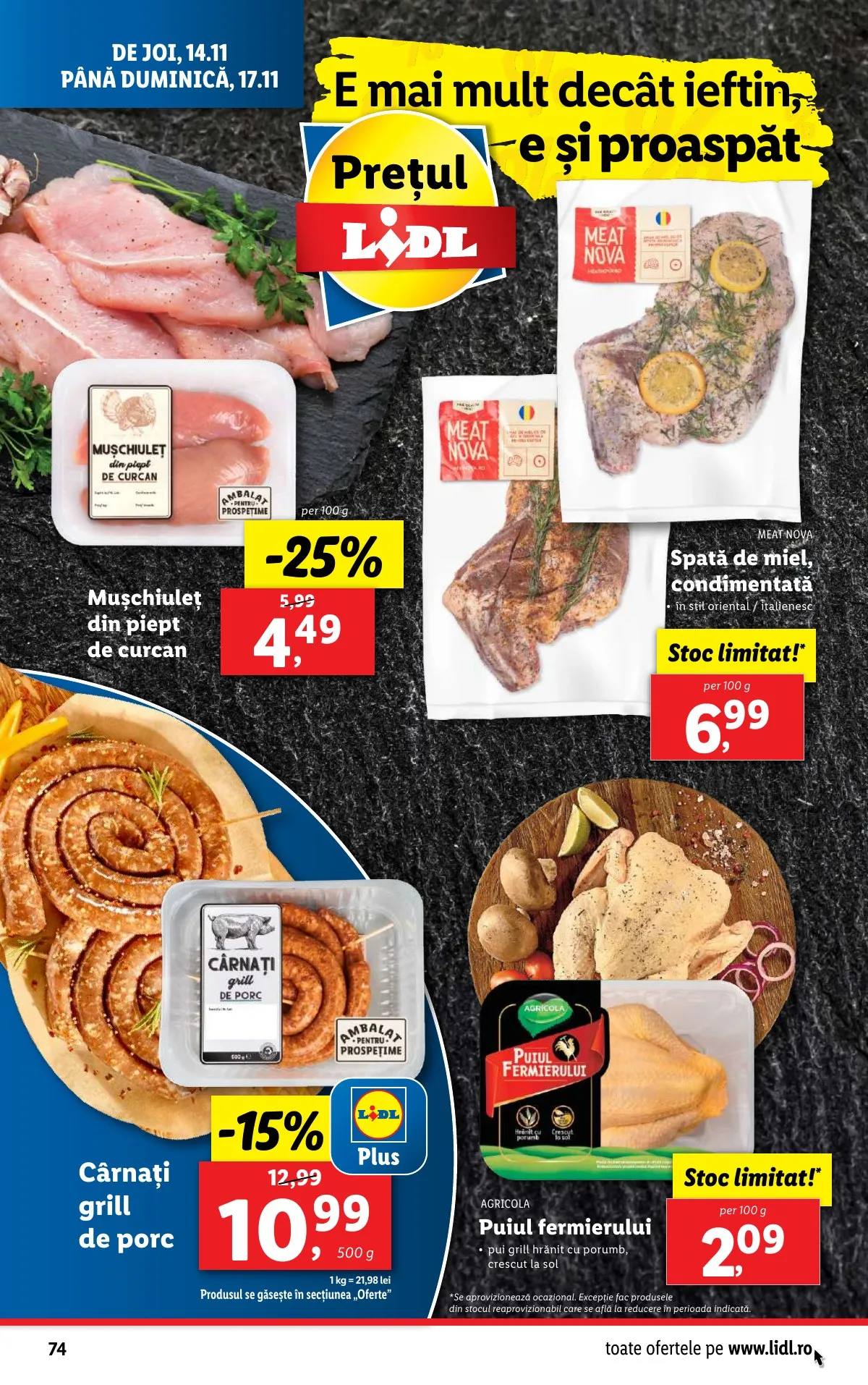 Lidl akciós újság Románia 11.11–11.17 – 74. oldal