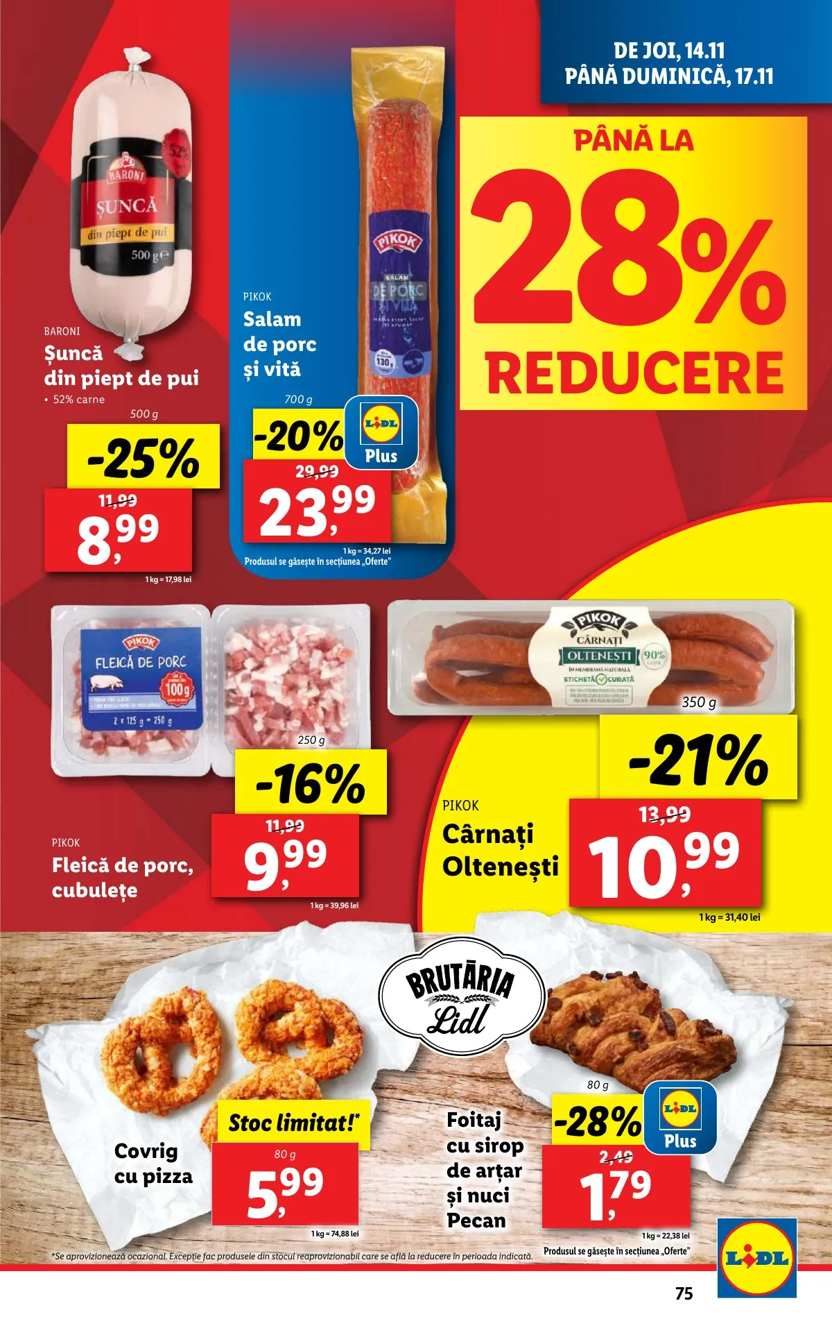 Lidl akciós újság Románia 11.11–11.17 – 75. oldal