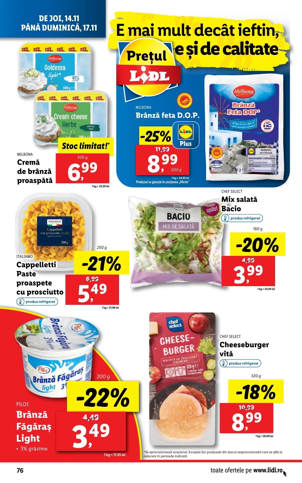 Lidl akciós újság Románia 11.11–11.17 – 76. oldal