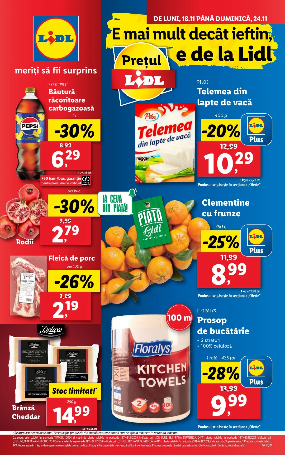 Lidl akciós újság Románia 11.18–11.24