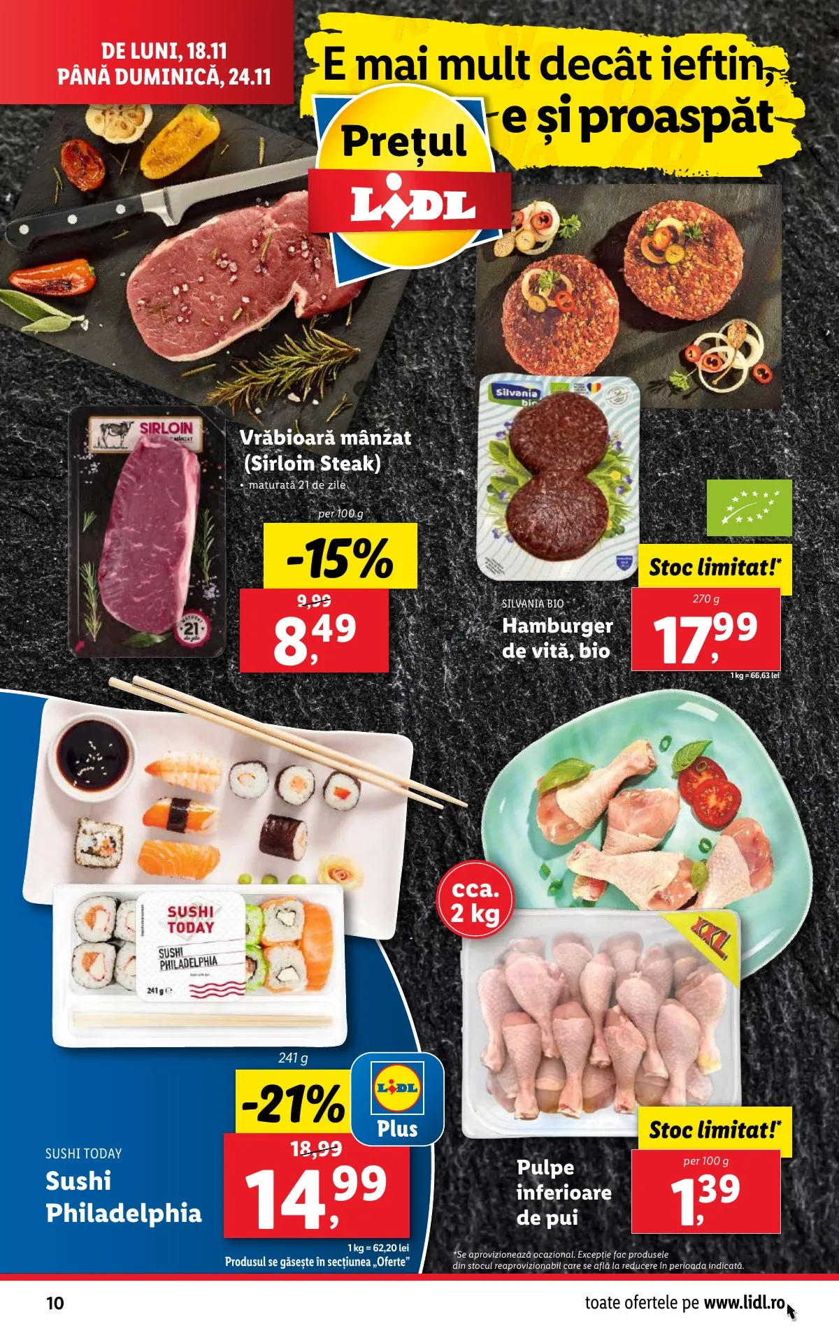 Lidl akciós újság Románia 11.18–11.24 – 10. oldal
