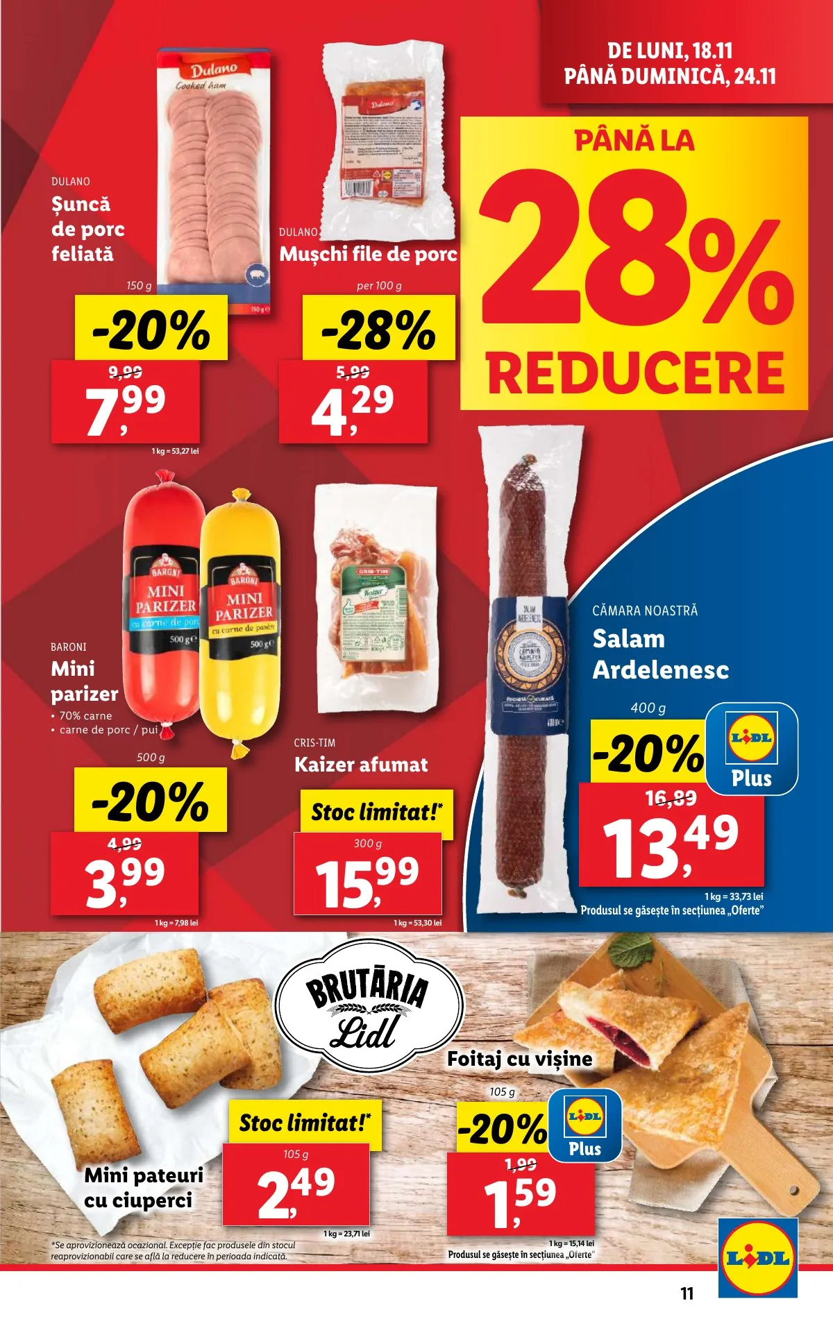 Lidl akciós újság Románia 11.18–11.24 – 11. oldal