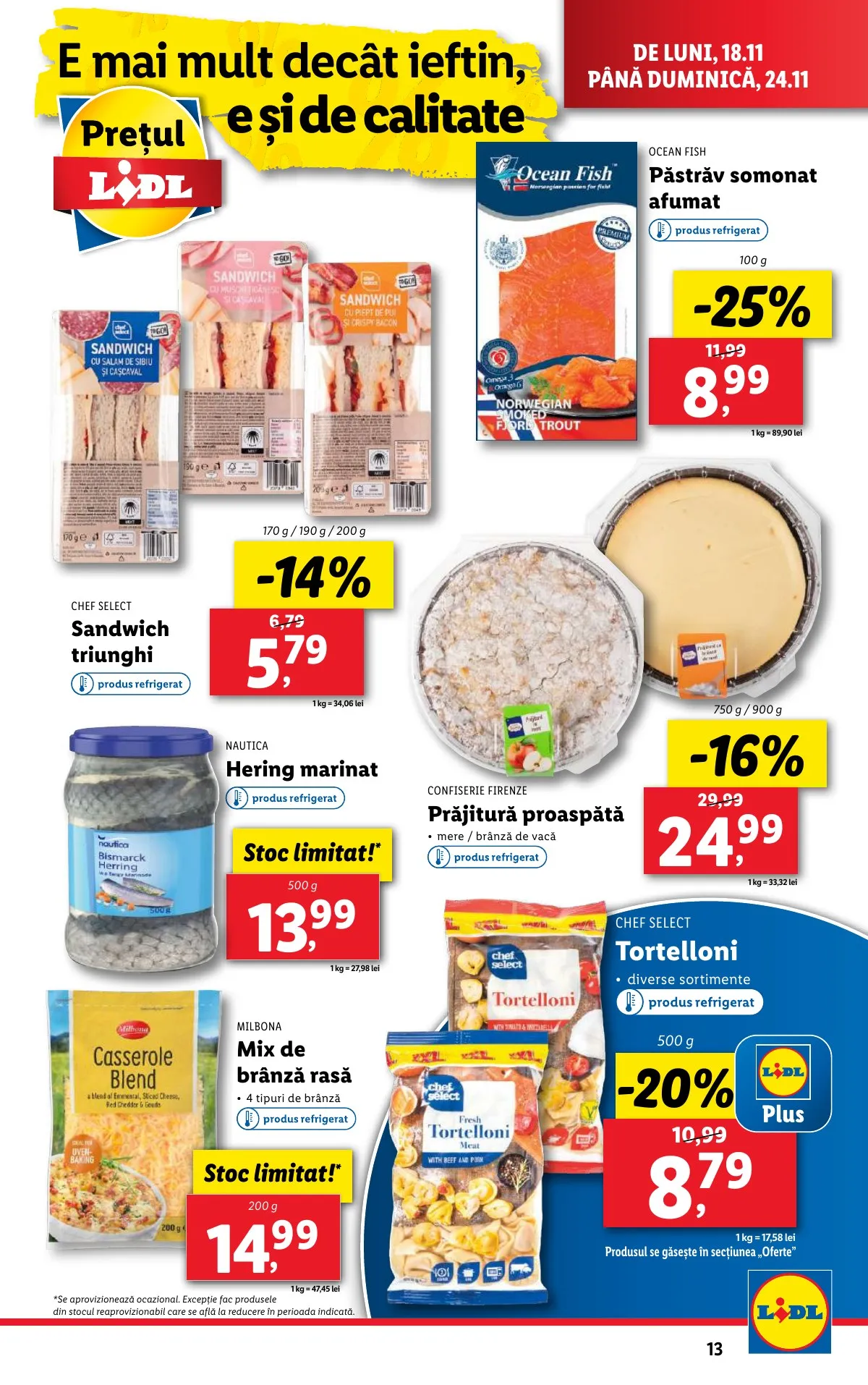 Lidl akciós újság Románia 11.18–11.24 – 13. oldal