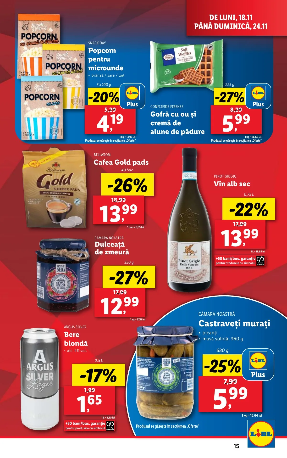 Lidl akciós újság Románia 11.18–11.24 – 15. oldal
