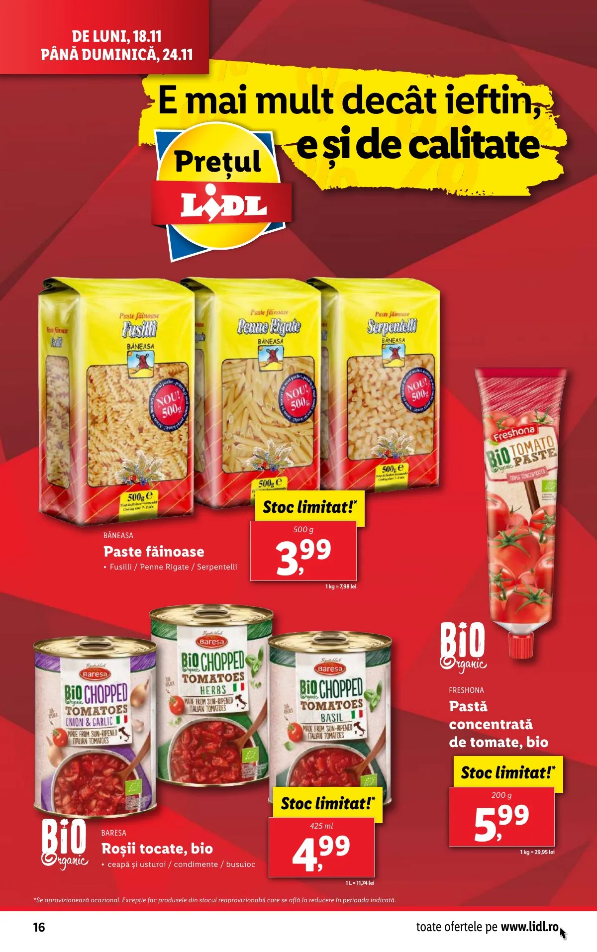 Lidl akciós újság Románia 11.18–11.24 – 16. oldal