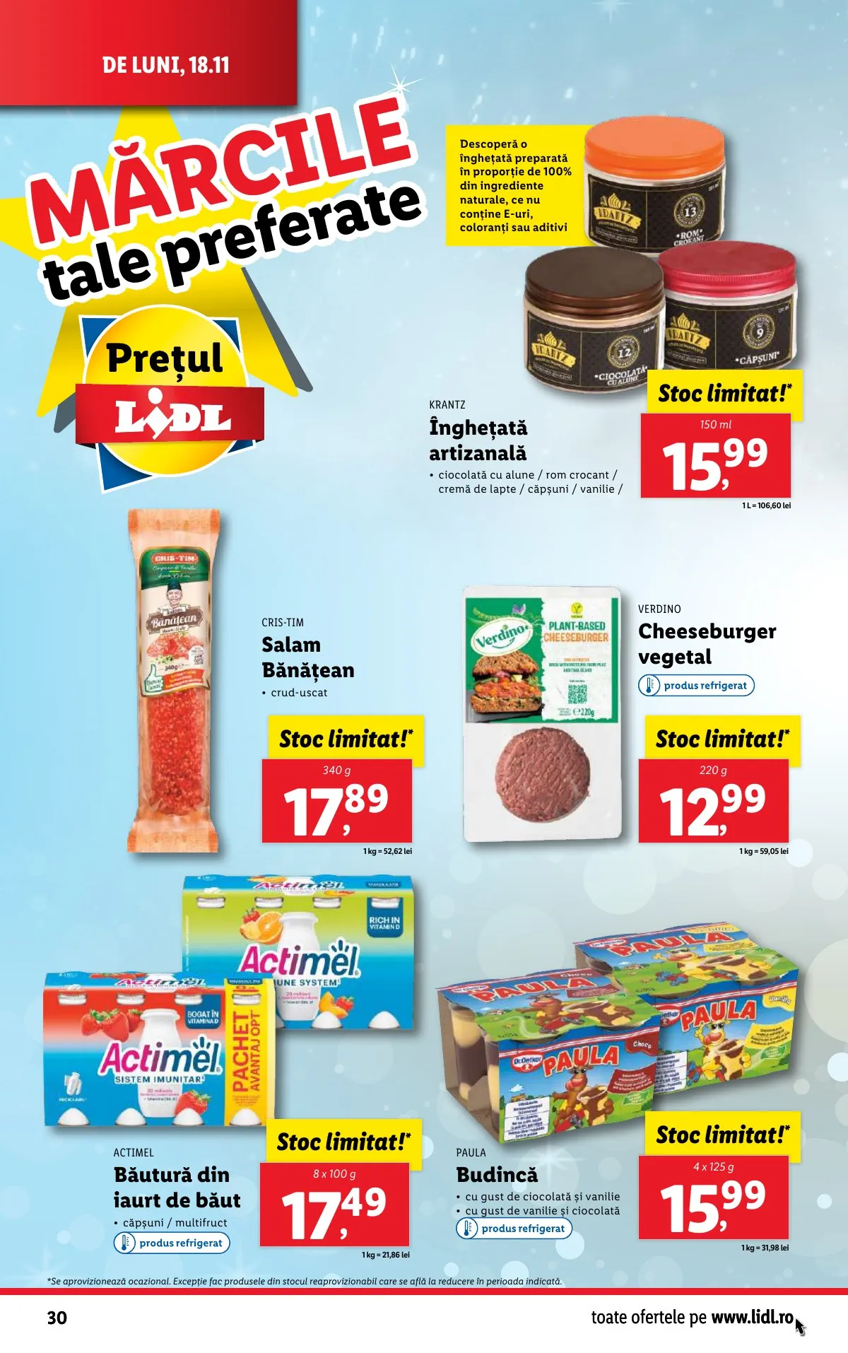 Lidl akciós újság Románia 11.18–11.24 – 30. oldal