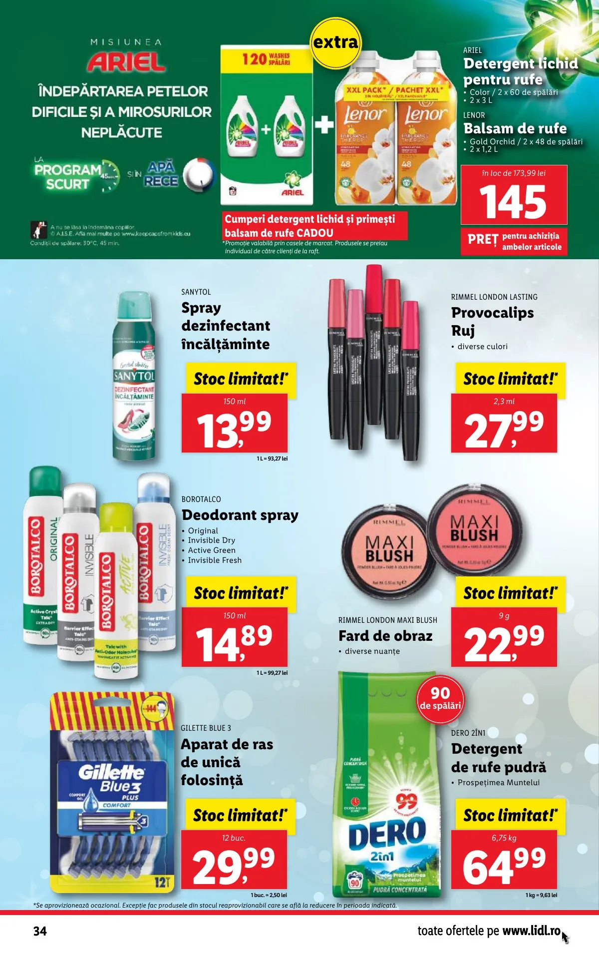 Lidl akciós újság Románia 11.18–11.24 – 34. oldal