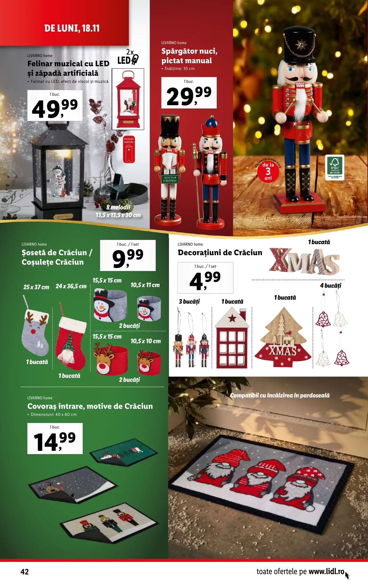 Lidl akciós újság Románia 11.18–11.24 – 42. oldal