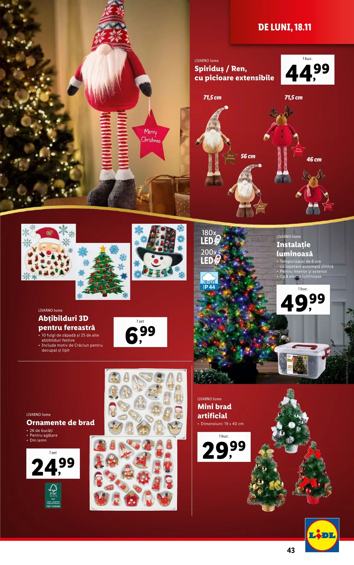 Lidl akciós újság Románia 11.18–11.24 – 43. oldal