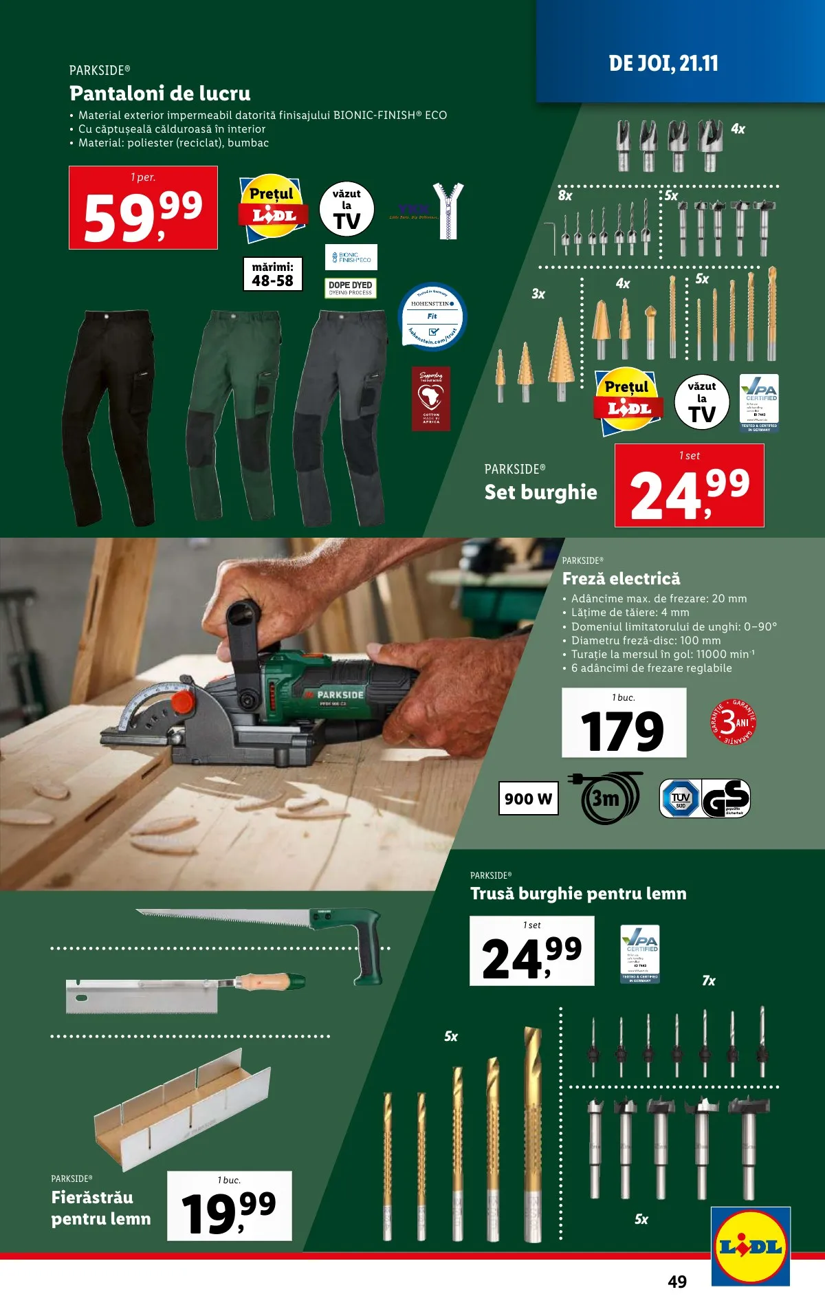 Lidl akciós újság Románia 11.18–11.24 – 49. oldal