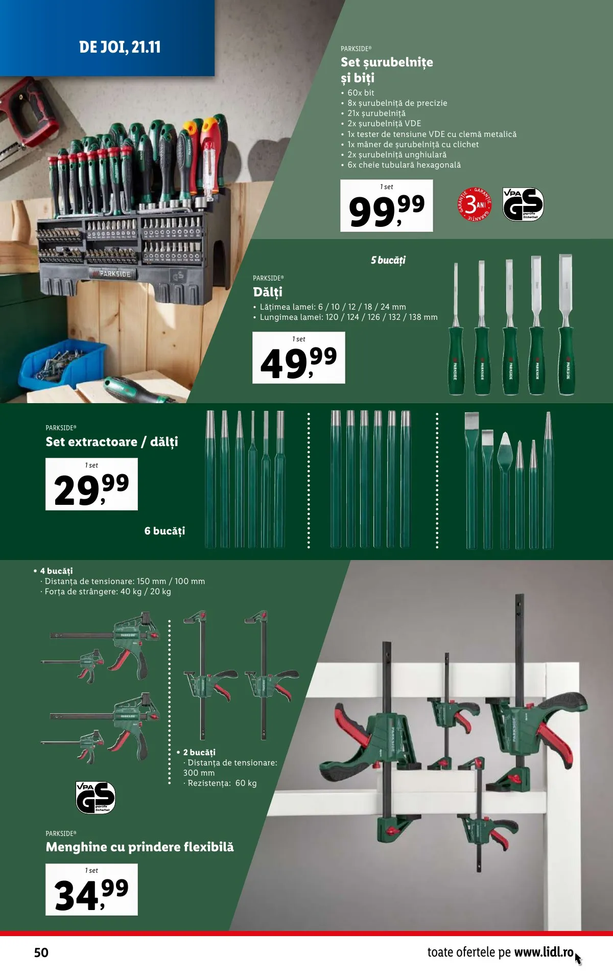 Lidl akciós újság Románia 11.18–11.24 – 50. oldal