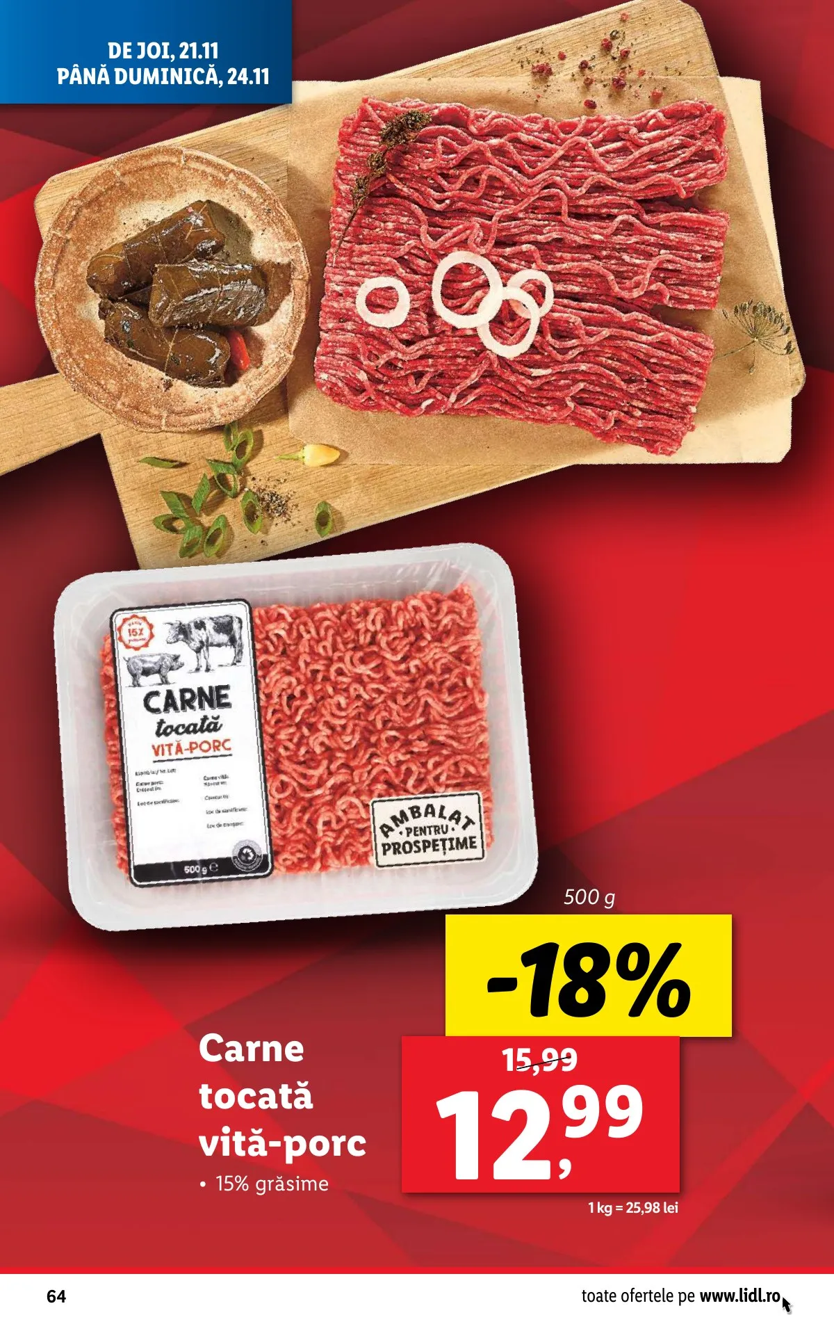Lidl akciós újság Románia 11.18–11.24 – 64. oldal