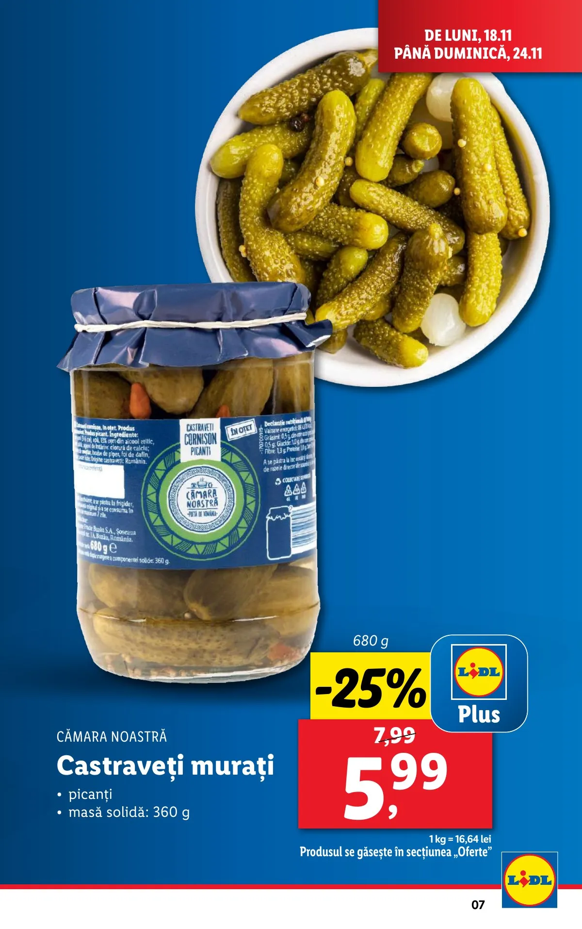 Lidl akciós újság Románia 11.18–11.24 – 7. oldal