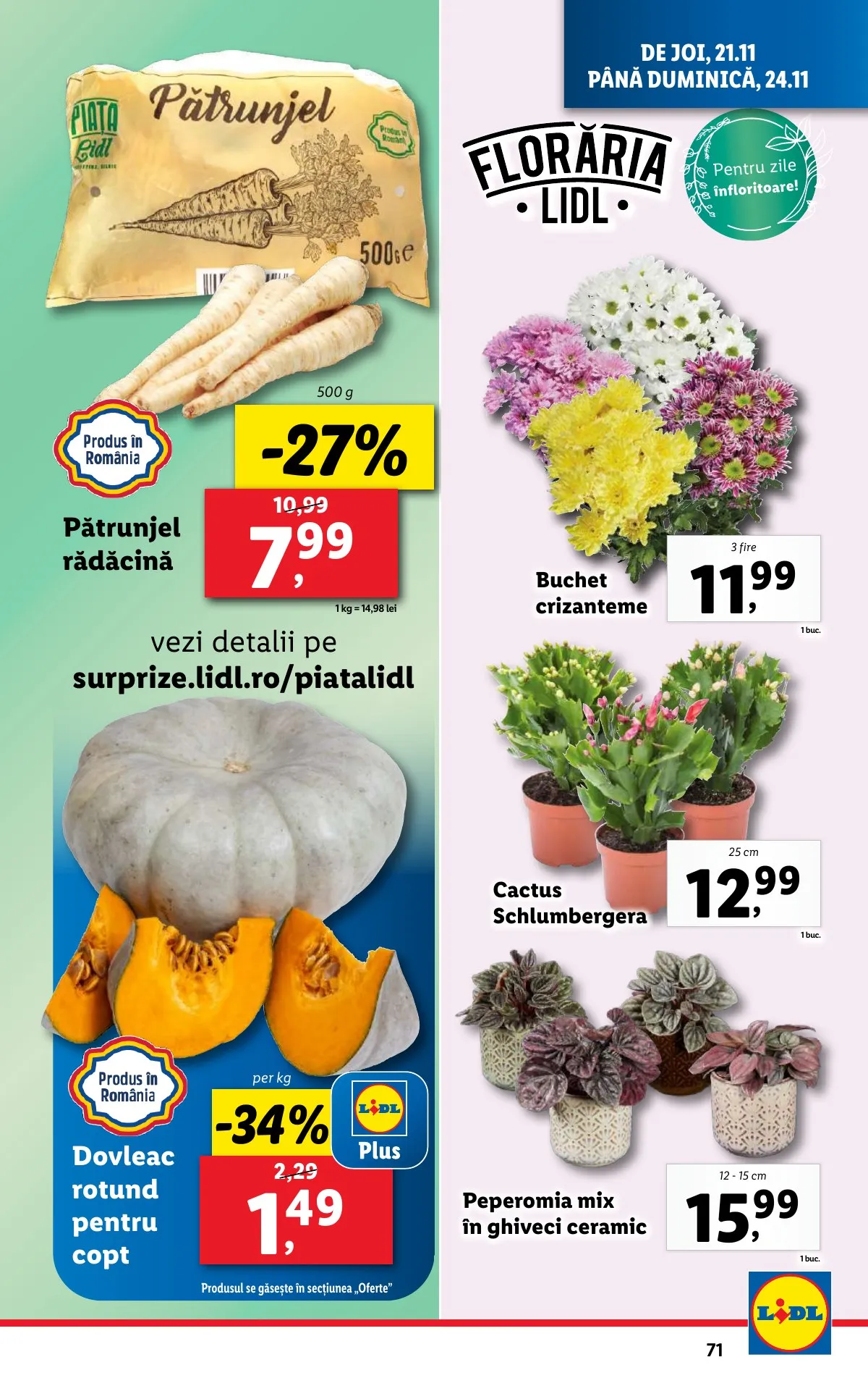 Lidl akciós újság Románia 11.18–11.24 – 71. oldal