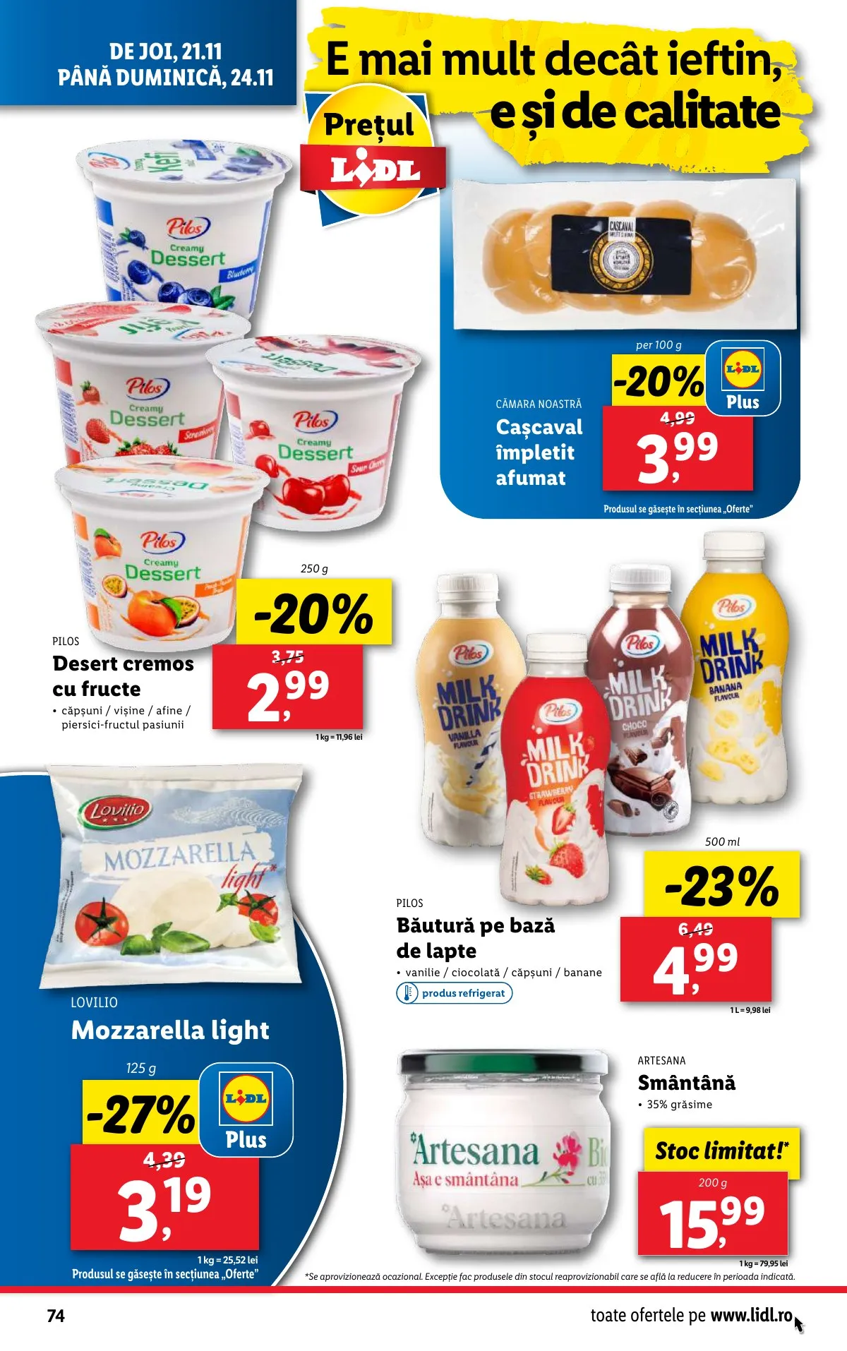 Lidl akciós újság Románia 11.18–11.24 – 74. oldal
