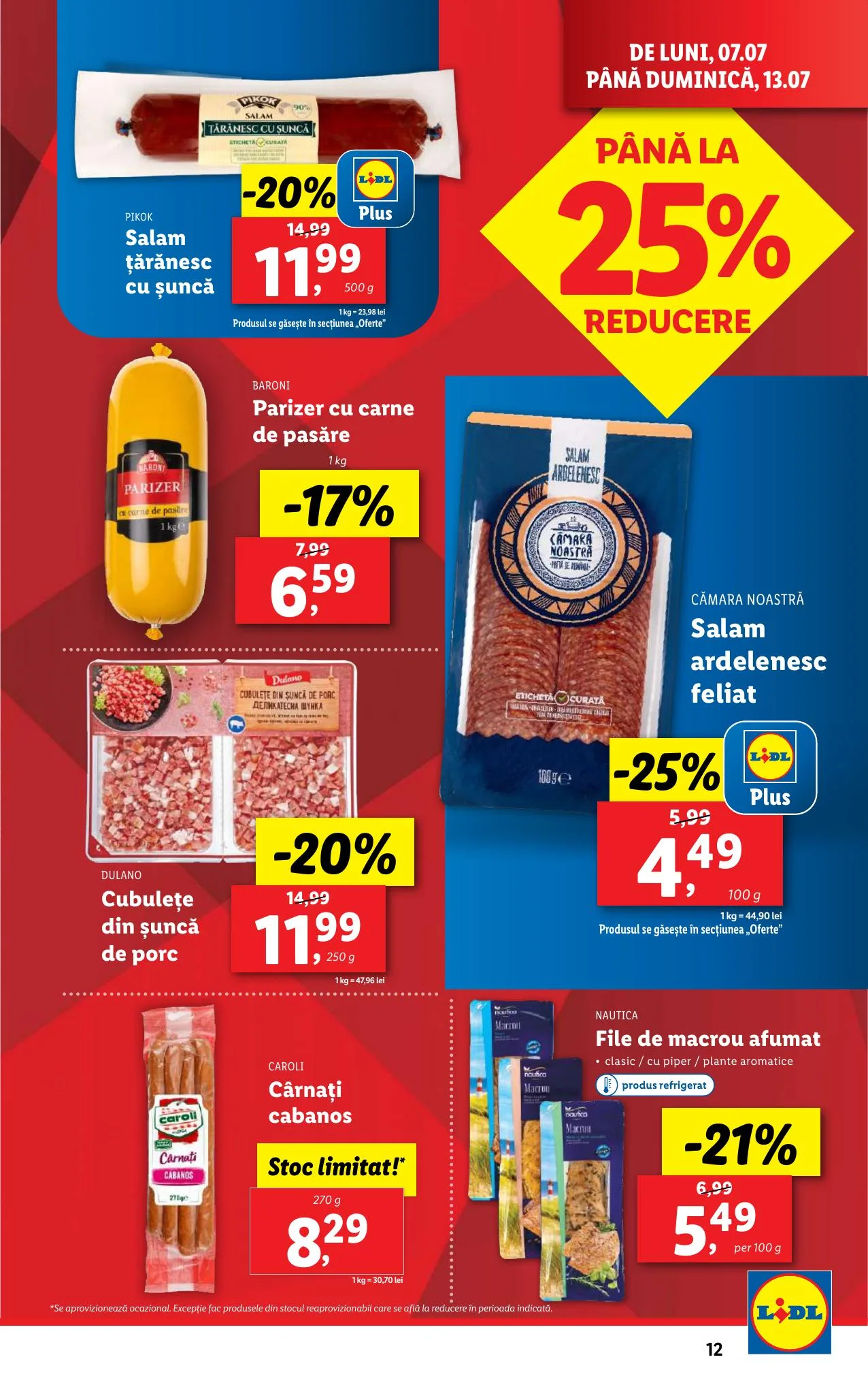 Lidl akciós újság Románia 07.07–07.13 – 13. oldal